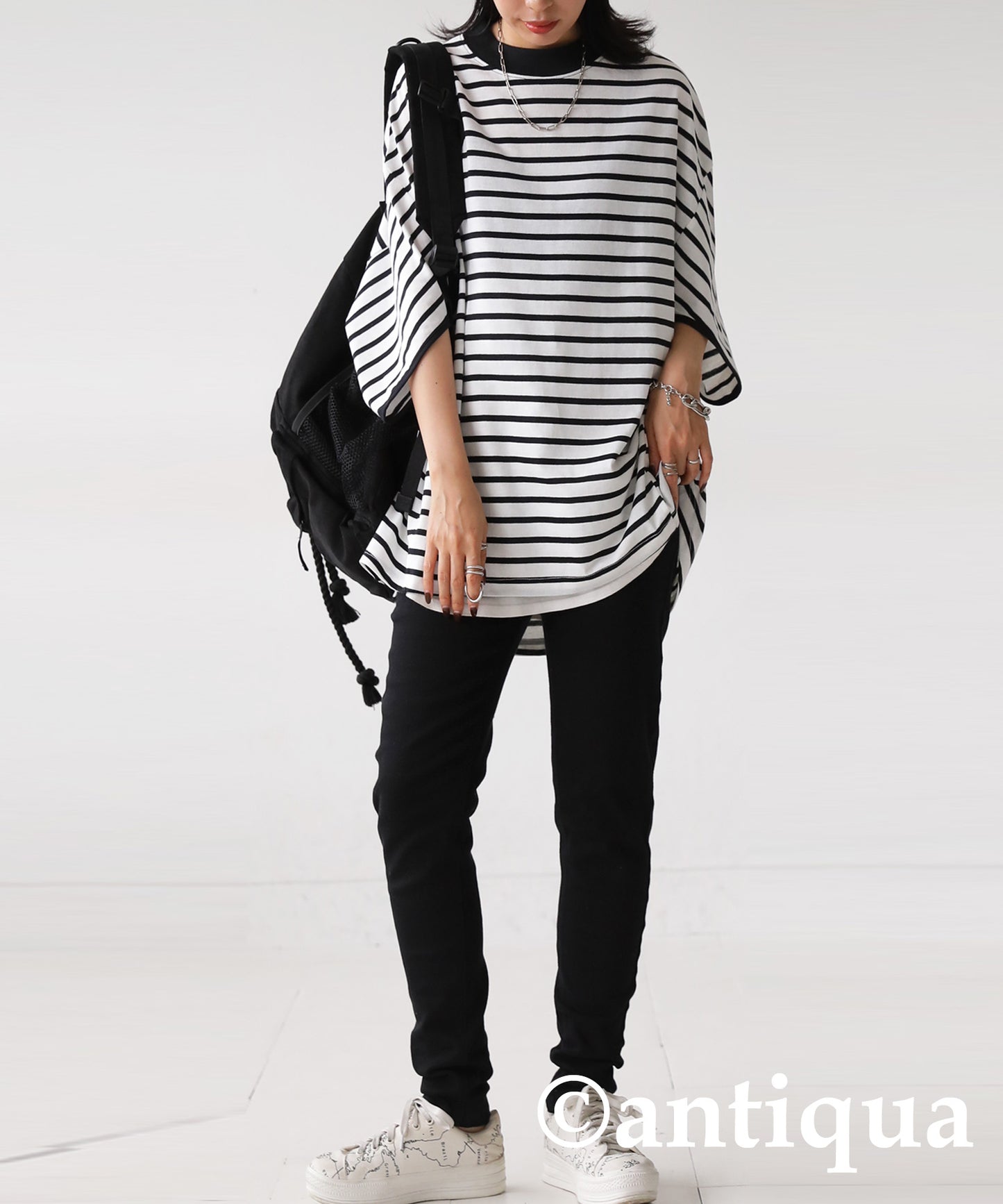 Border Dolman T-shirt Ladies