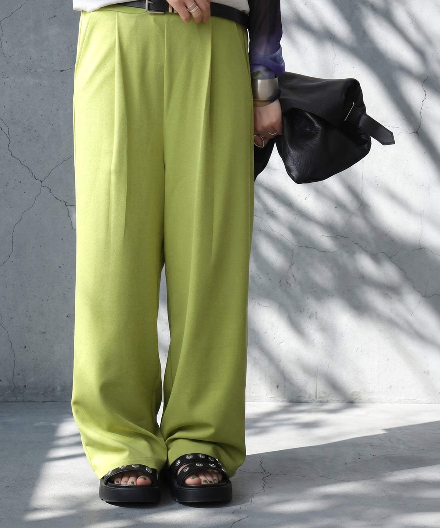 Georgette fabric Straight Pants Ladies