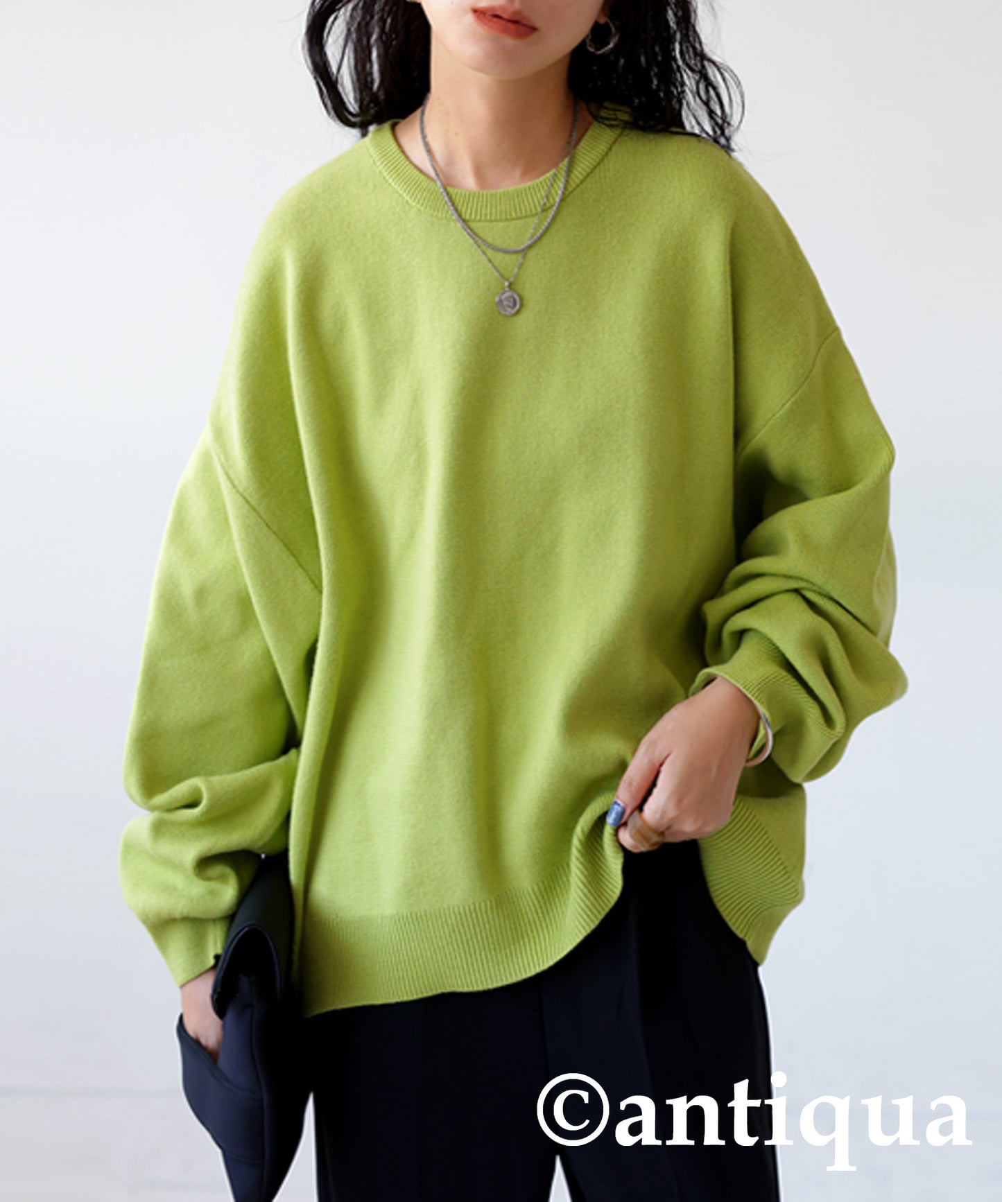 Crew neck knit Ladies