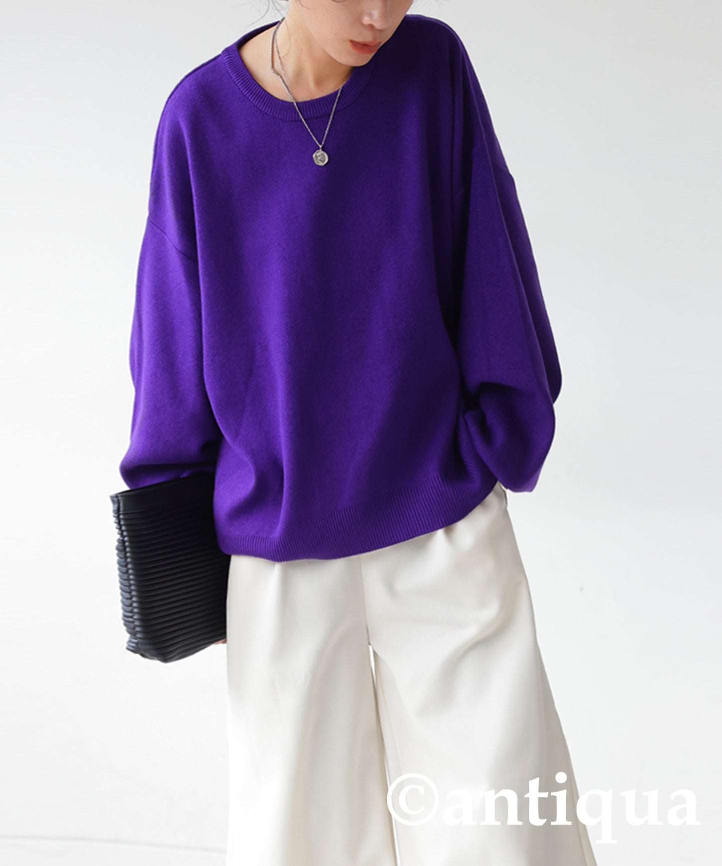 Crew neck knit Ladies