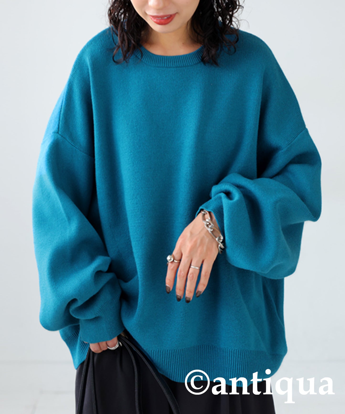 Crew neck knit Ladies