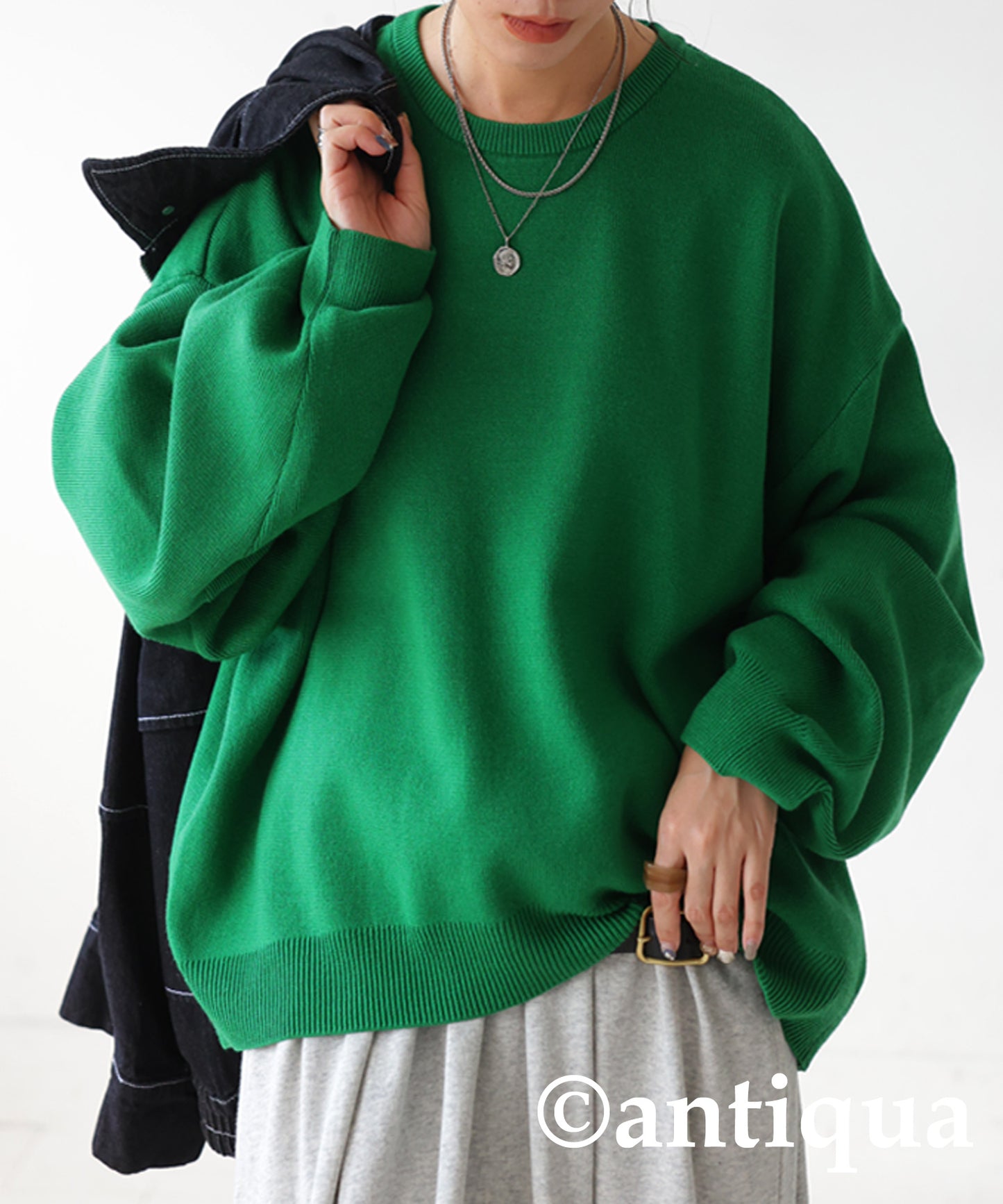 Crew neck knit Ladies