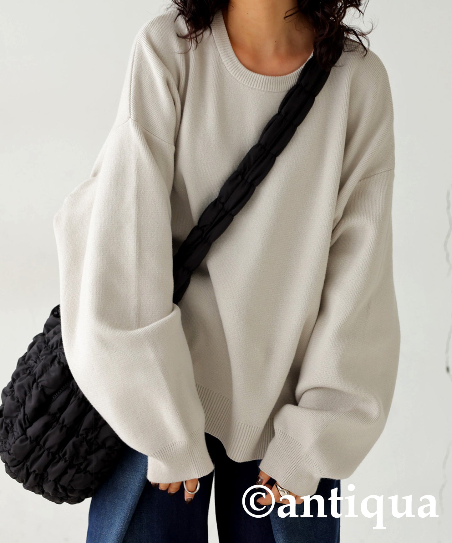 Crew neck knit Ladies