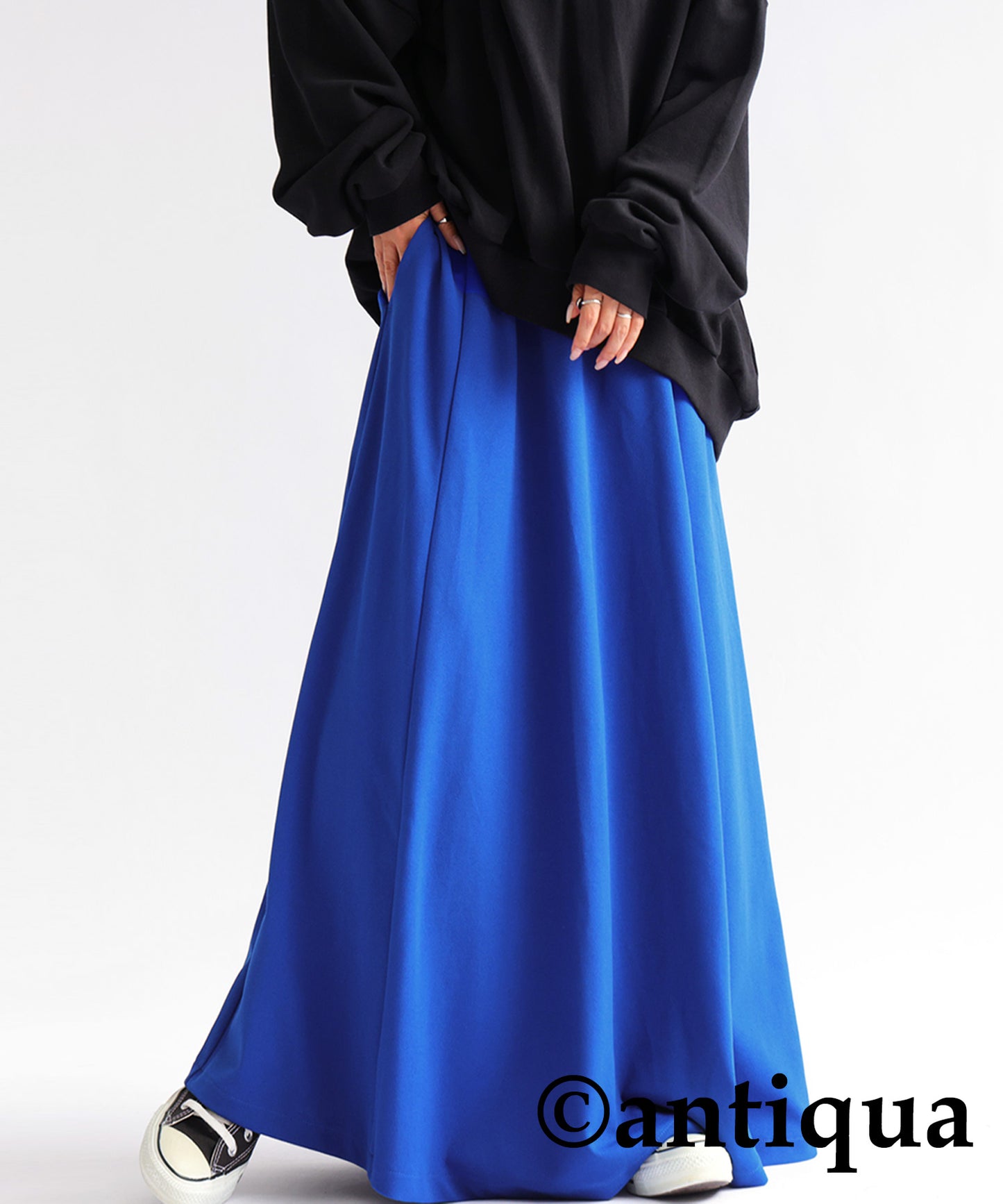 Georgette fabric flare skirt Ladies