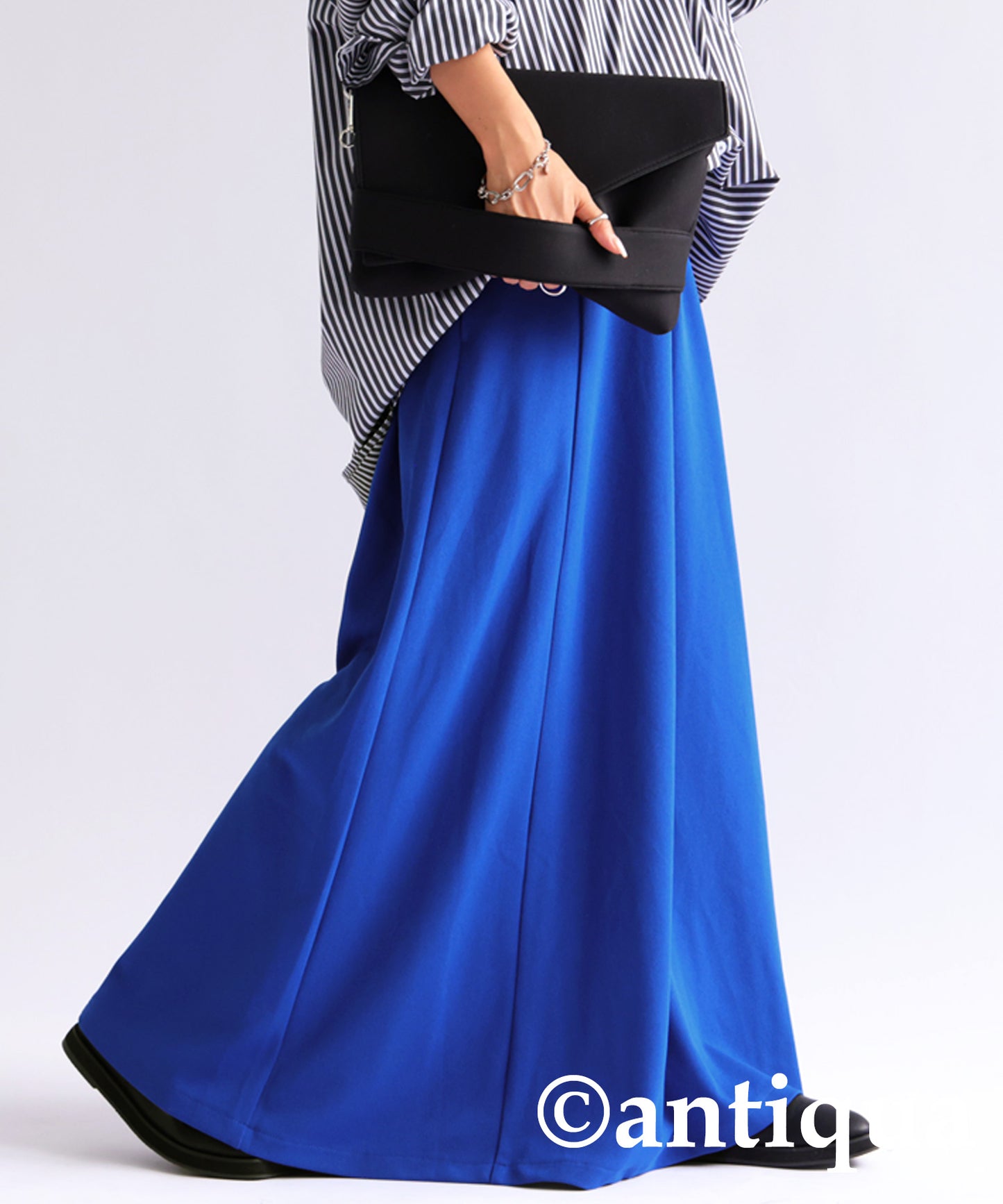 Georgette fabric flare skirt Ladies