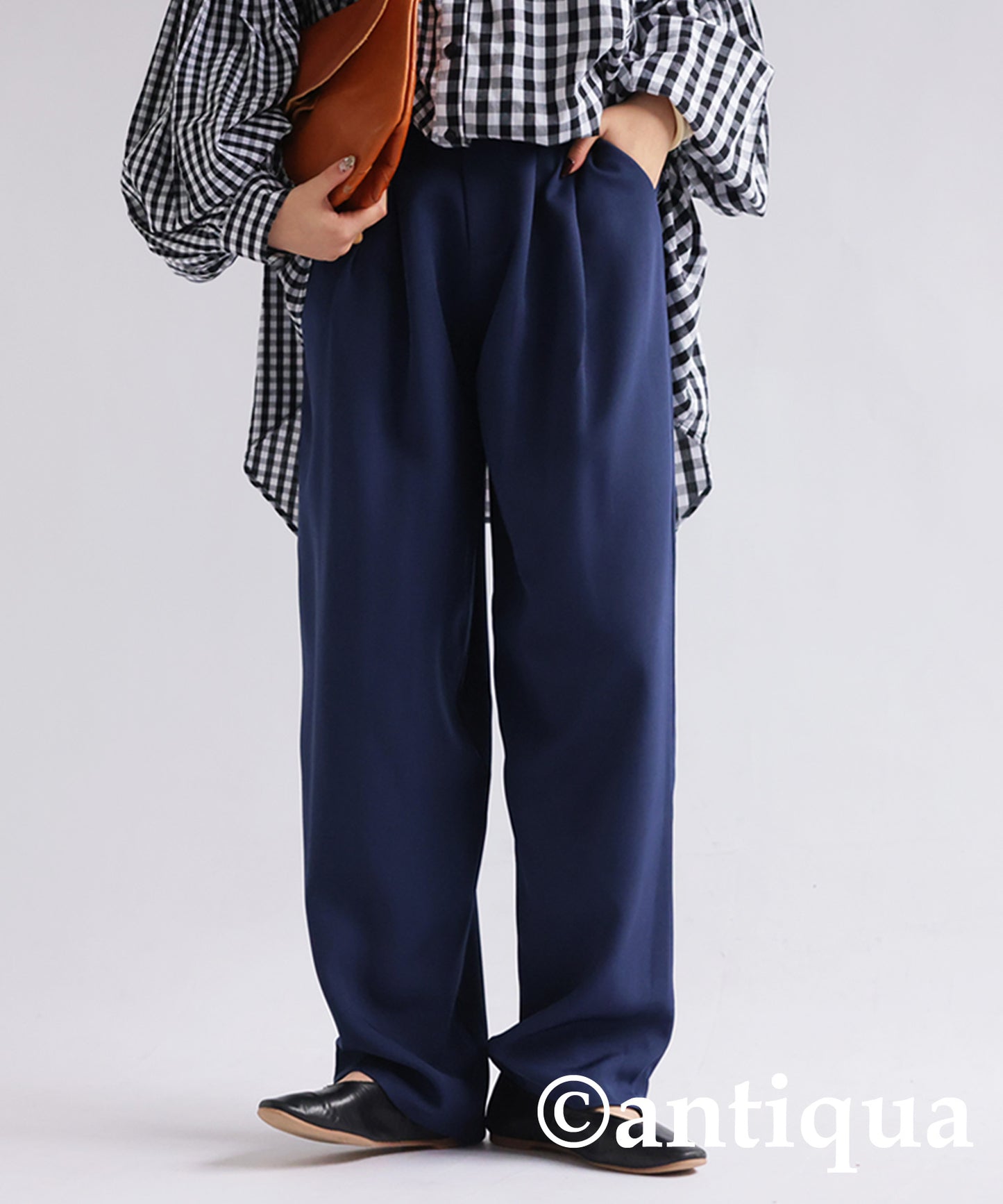 Tuck Tapard Pants Ladies