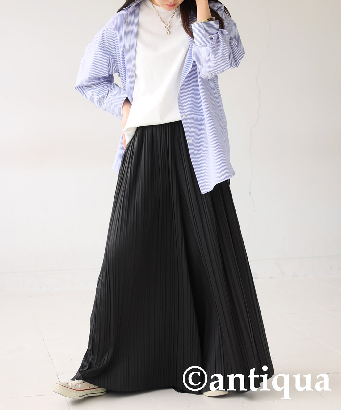 Random Pleated Self-Cut Pants Ladies