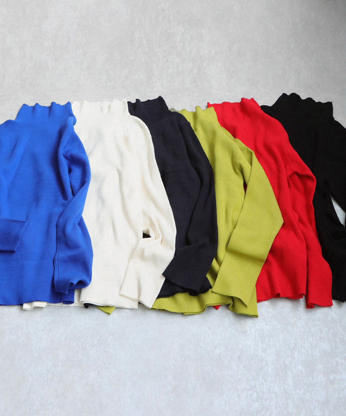 Single Color High Neck Heat Rib Innerwear Ladies