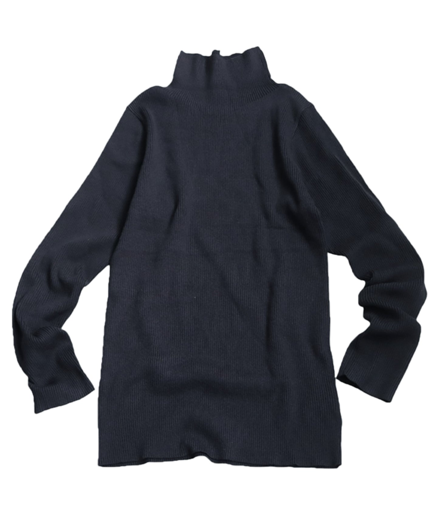 Single Color High Neck Heat Rib Innerwear Ladies