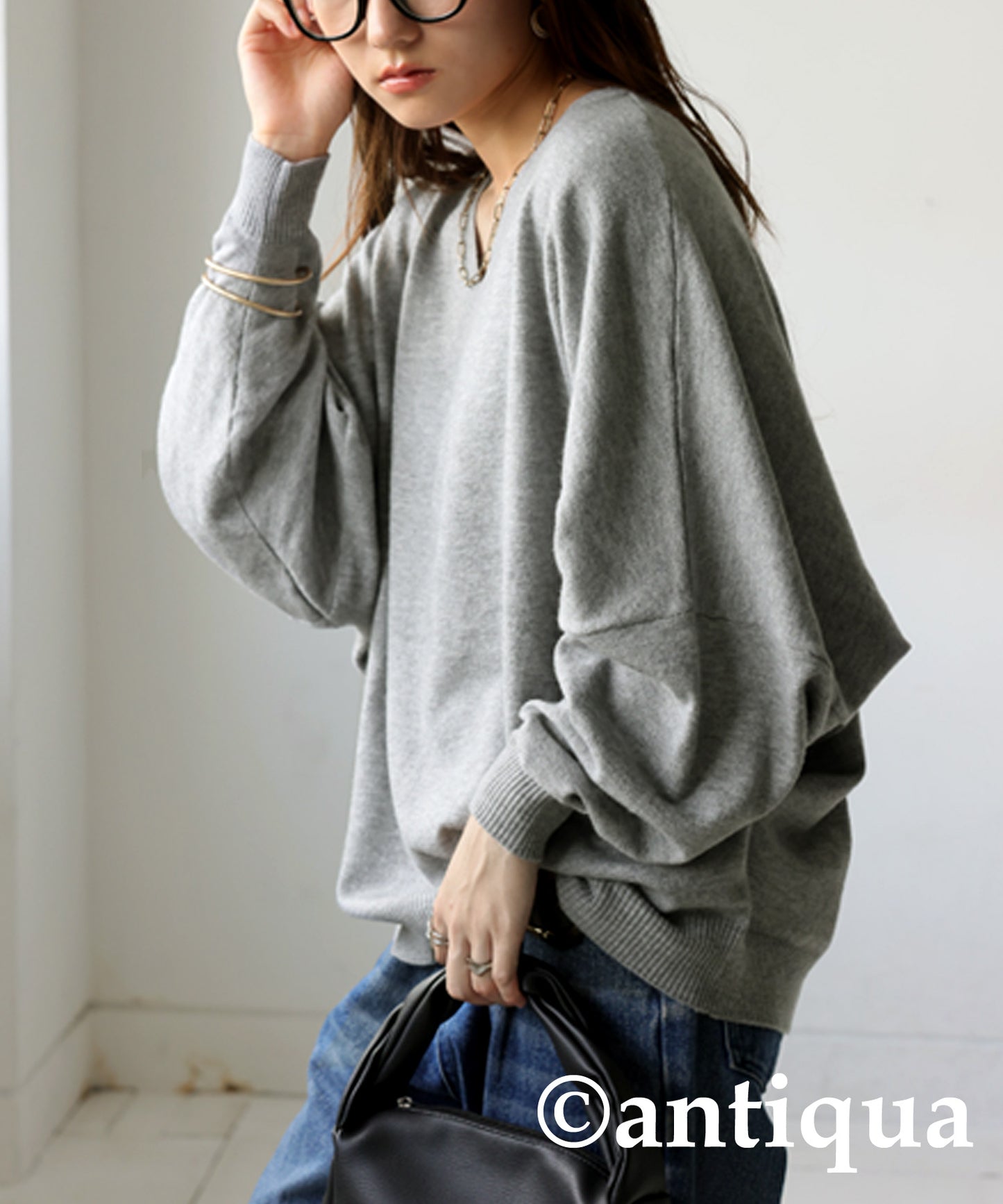 Cashmere Touch Dolman Knit Ladies