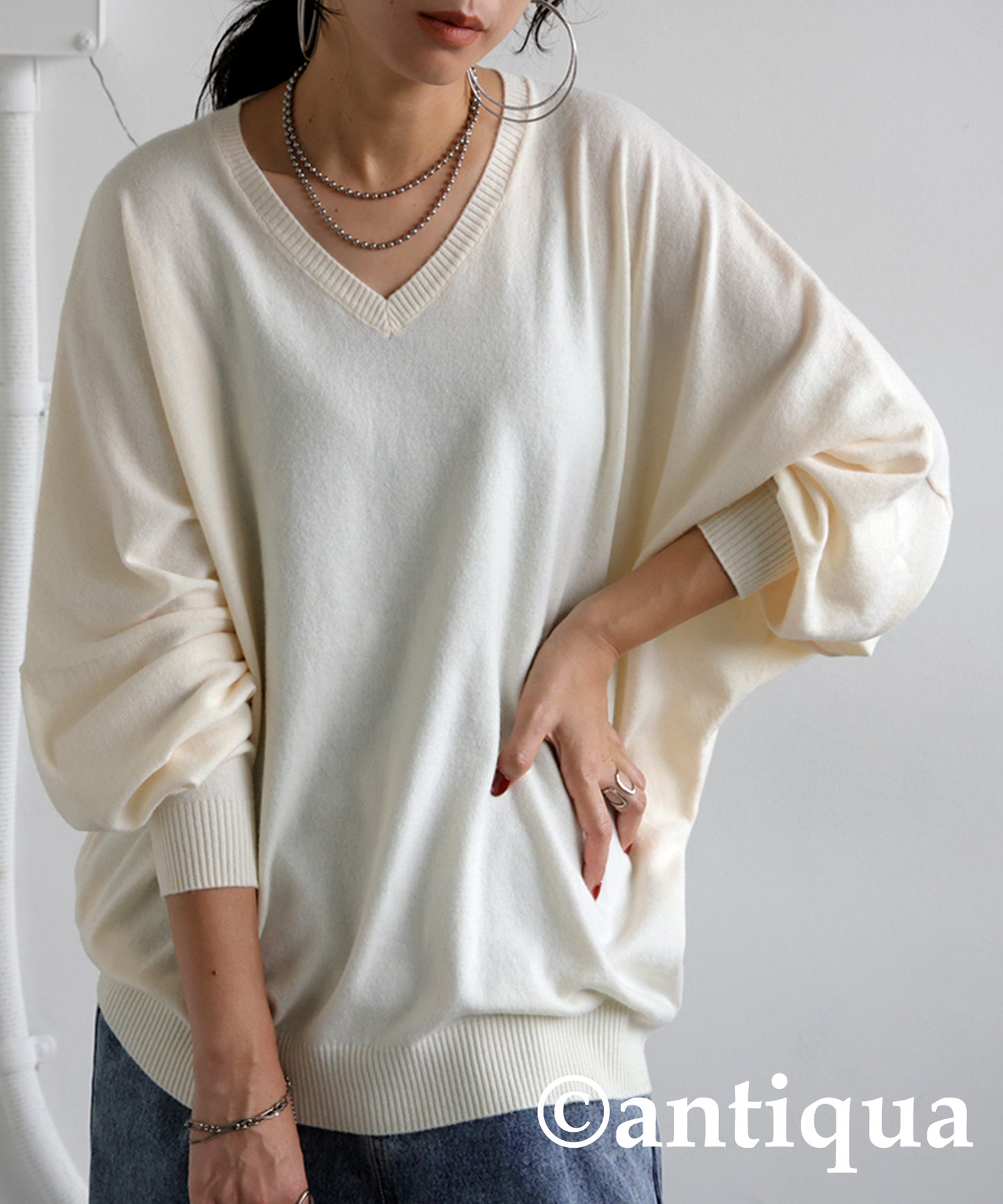 Cashmere Touch Dolman Knit Ladies