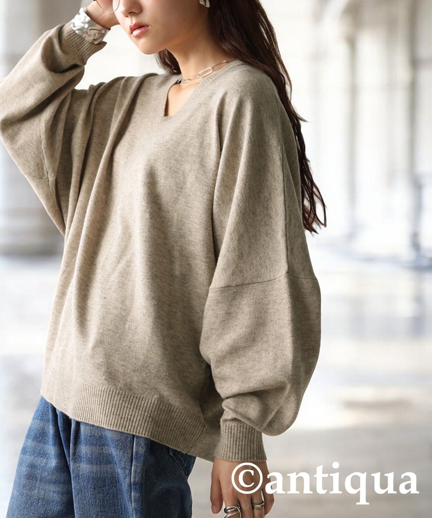 Cashmere Touch Dolman Knit Ladies