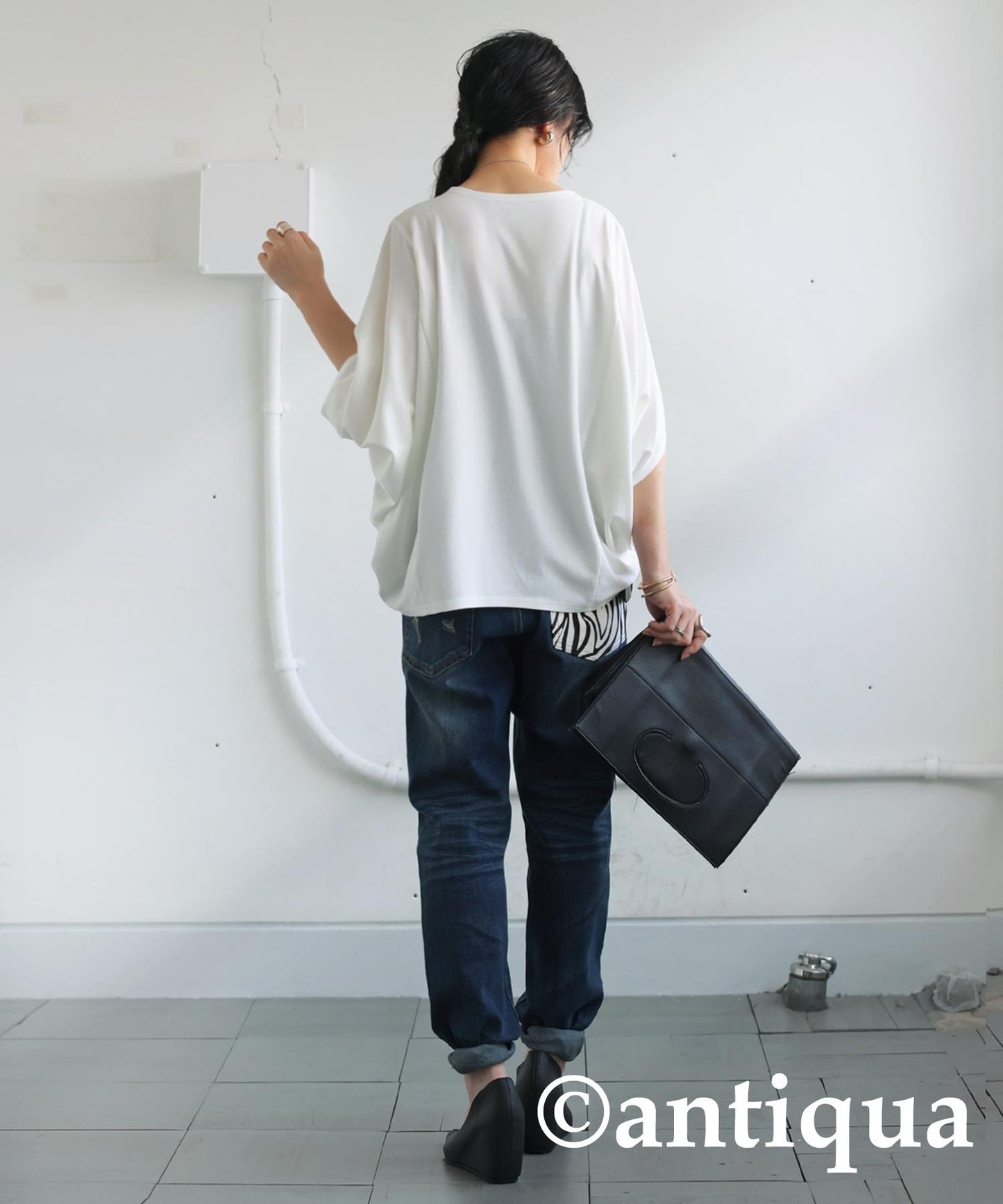 Ladies Cool Touch Deformed Dolman T-Shirt