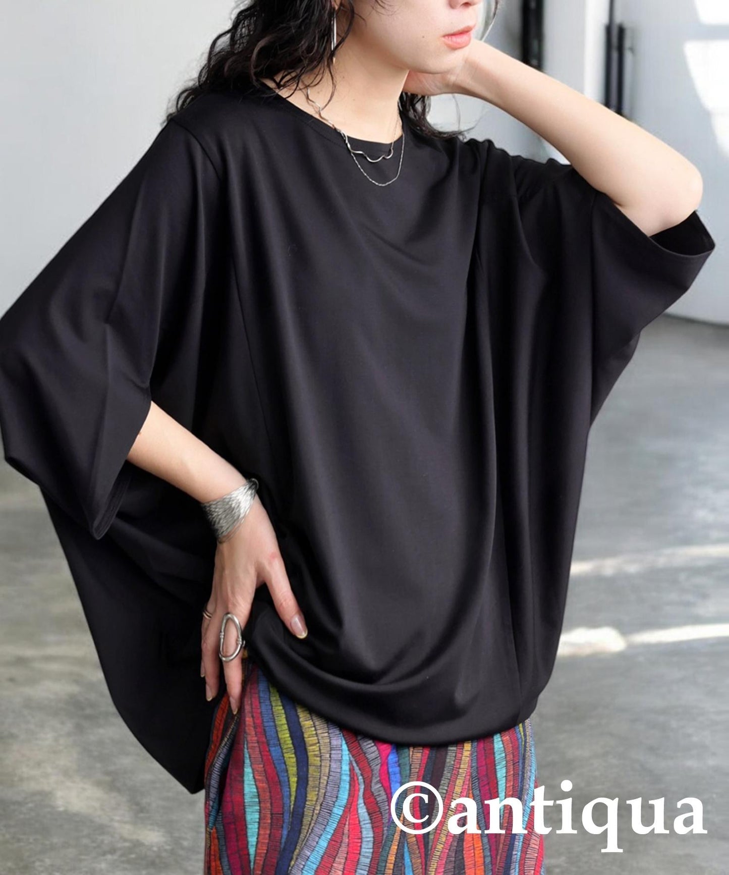 Ladies Cool Touch Deformed Dolman T-Shirt