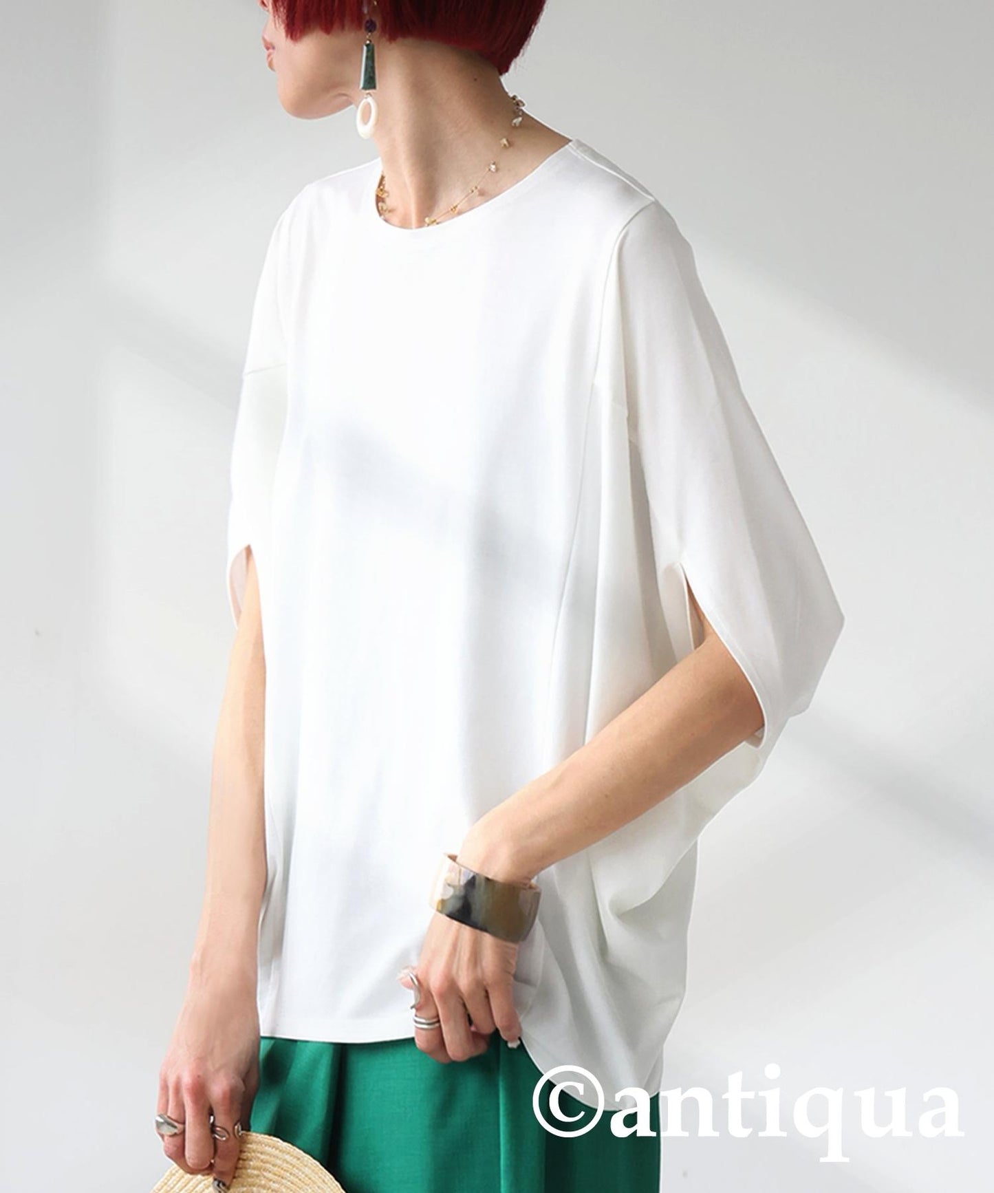 Ladies Cool Touch Deformed Dolman T-Shirt