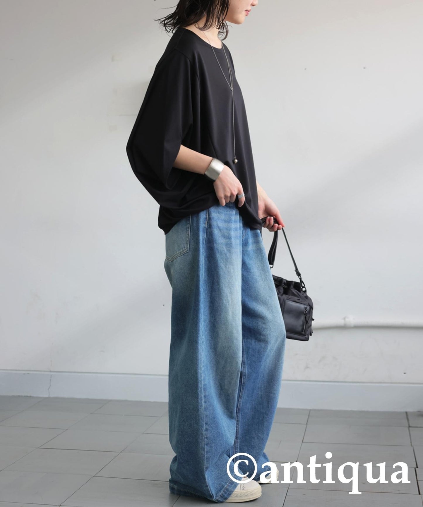 Ladies Cool Touch Deformed Dolman T-Shirt