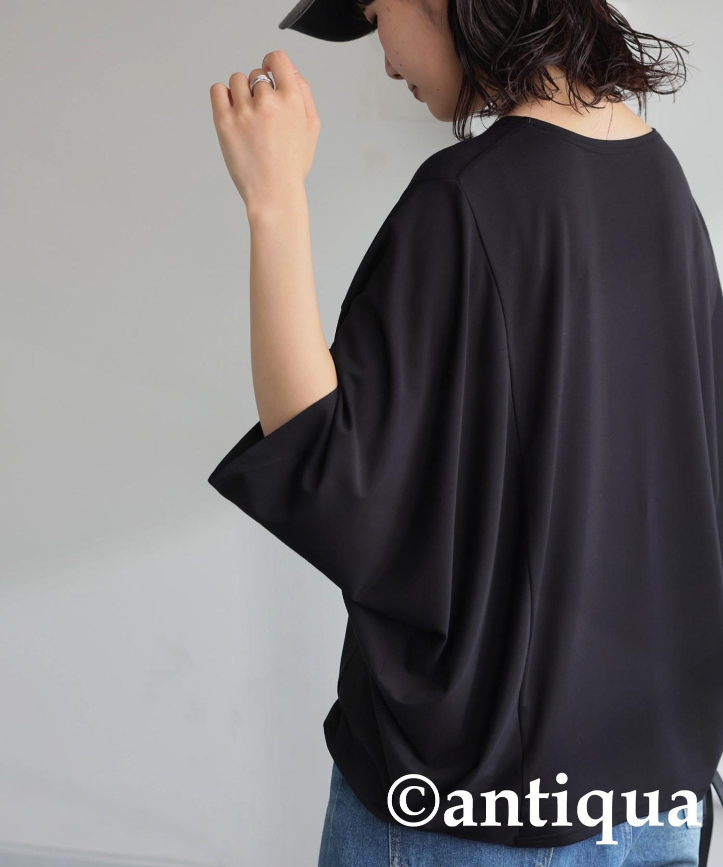 Ladies Cool Touch Deformed Dolman T-Shirt