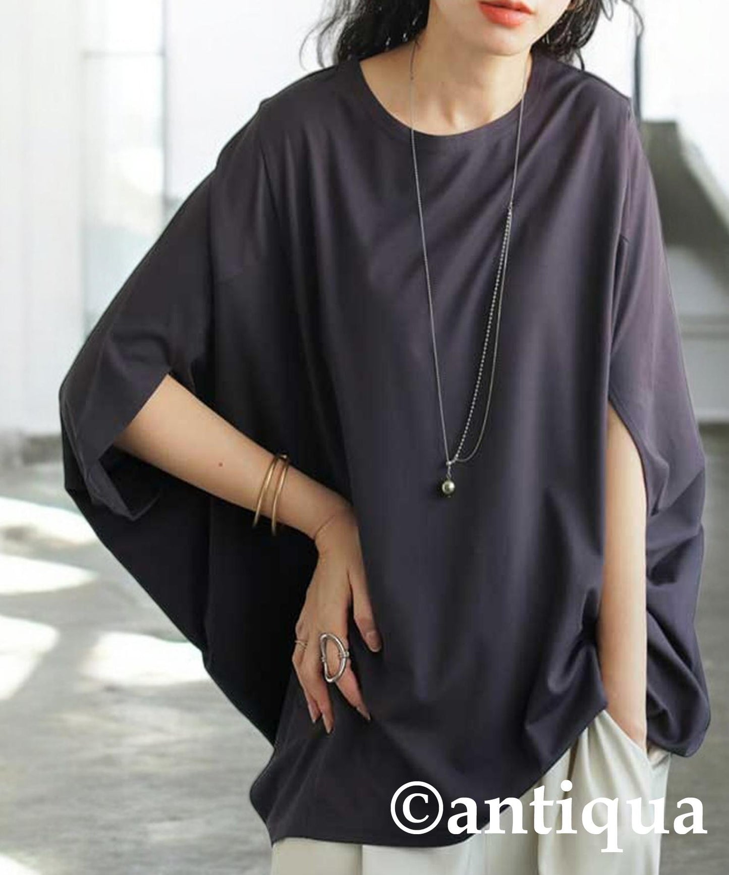 Ladies Cool Touch Deformed Dolman T-Shirt