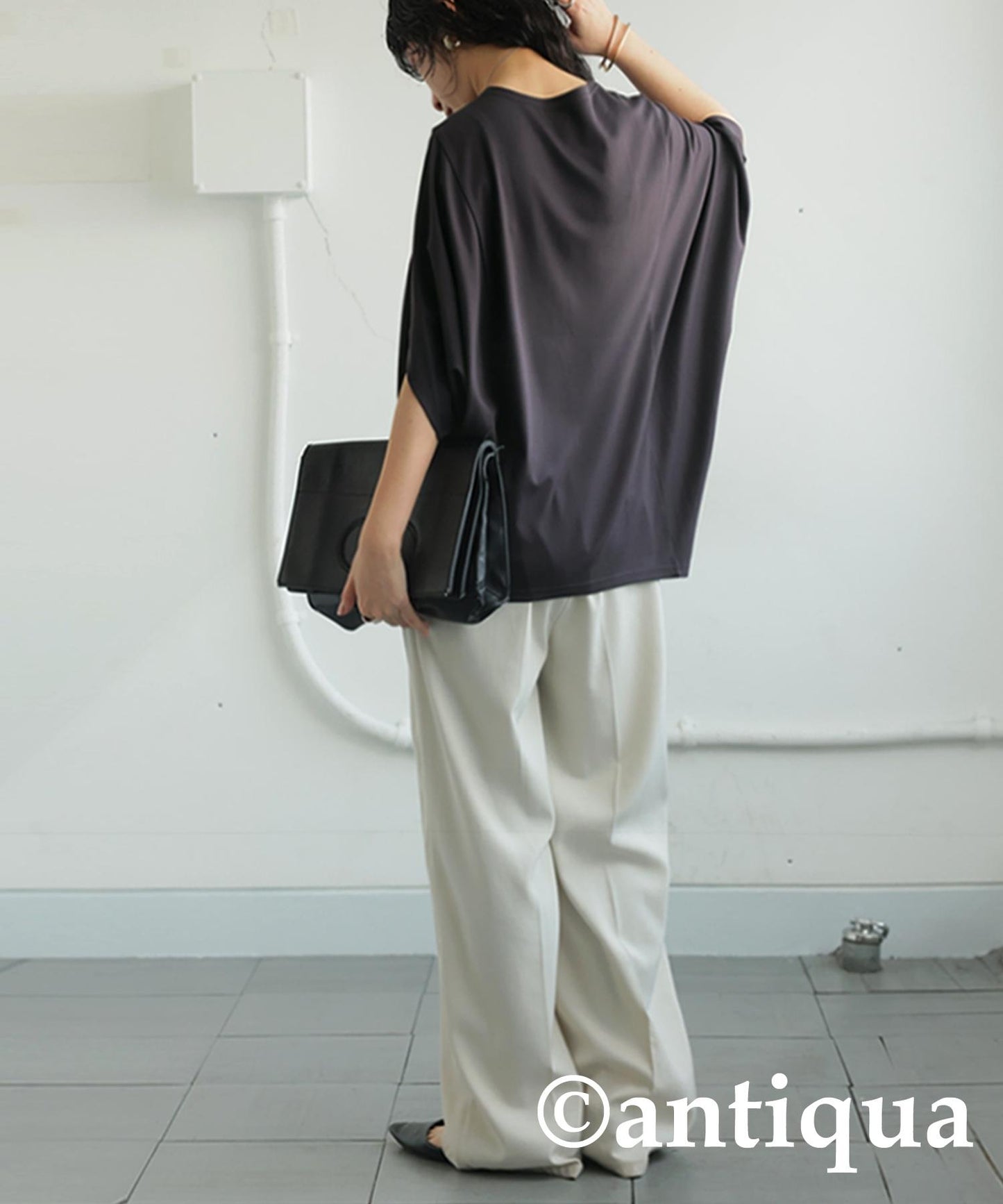 Ladies Cool Touch Deformed Dolman T-Shirt