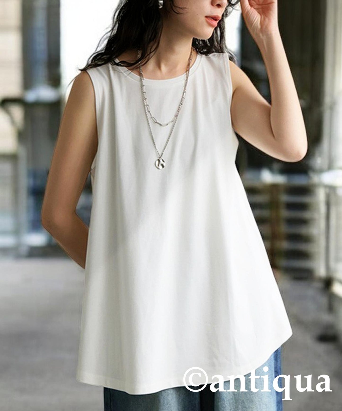 Ladies Cool Touch Flare Tank Tops (V-Neck/Crew Neck)