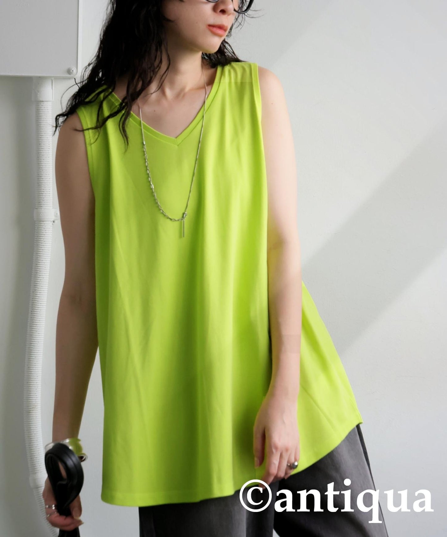 Ladies Cool Touch Flare Tank Tops (V-Neck/Crew Neck)