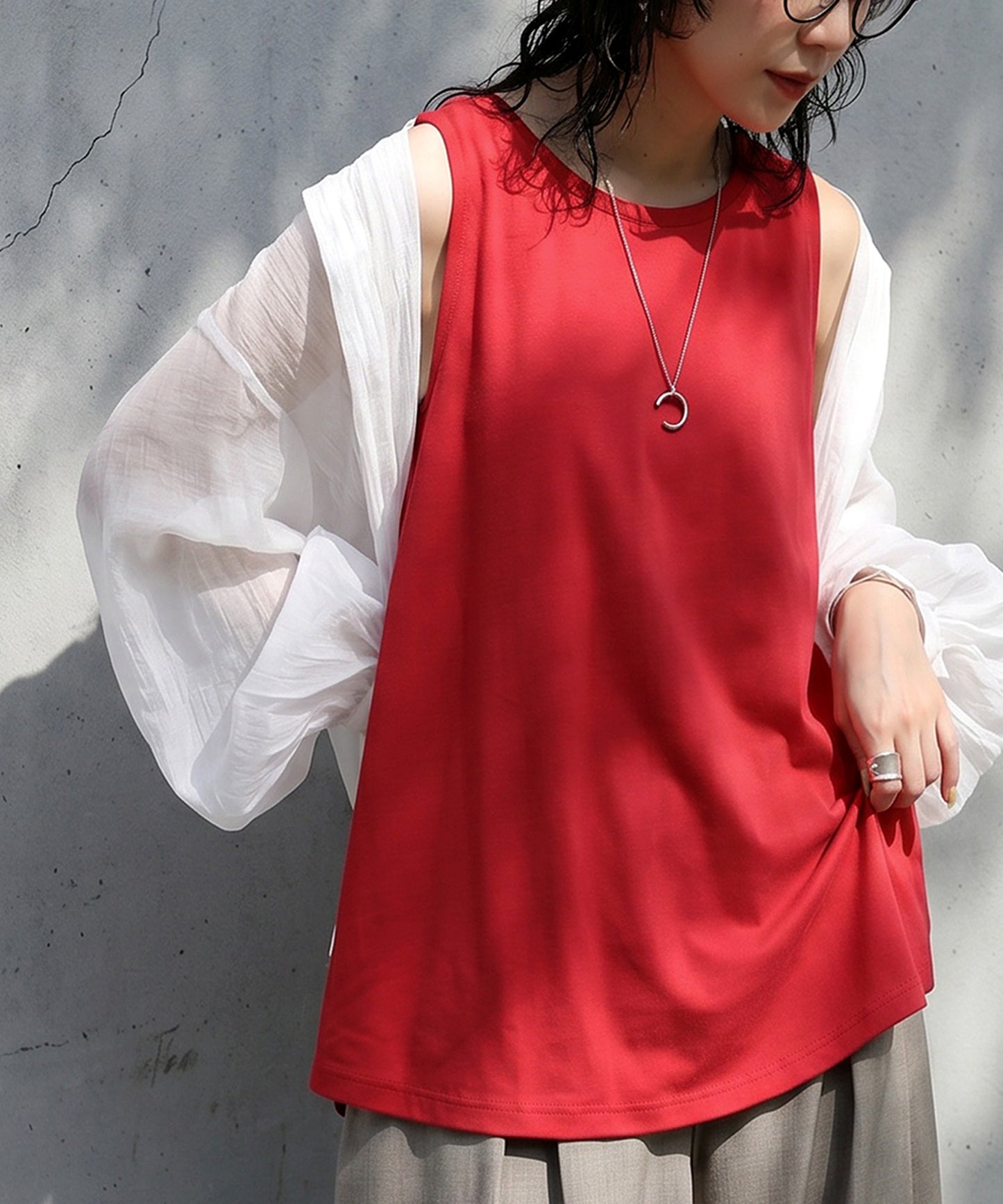 Ladies Cool Touch Flare Tank Tops (V-Neck/Crew Neck)