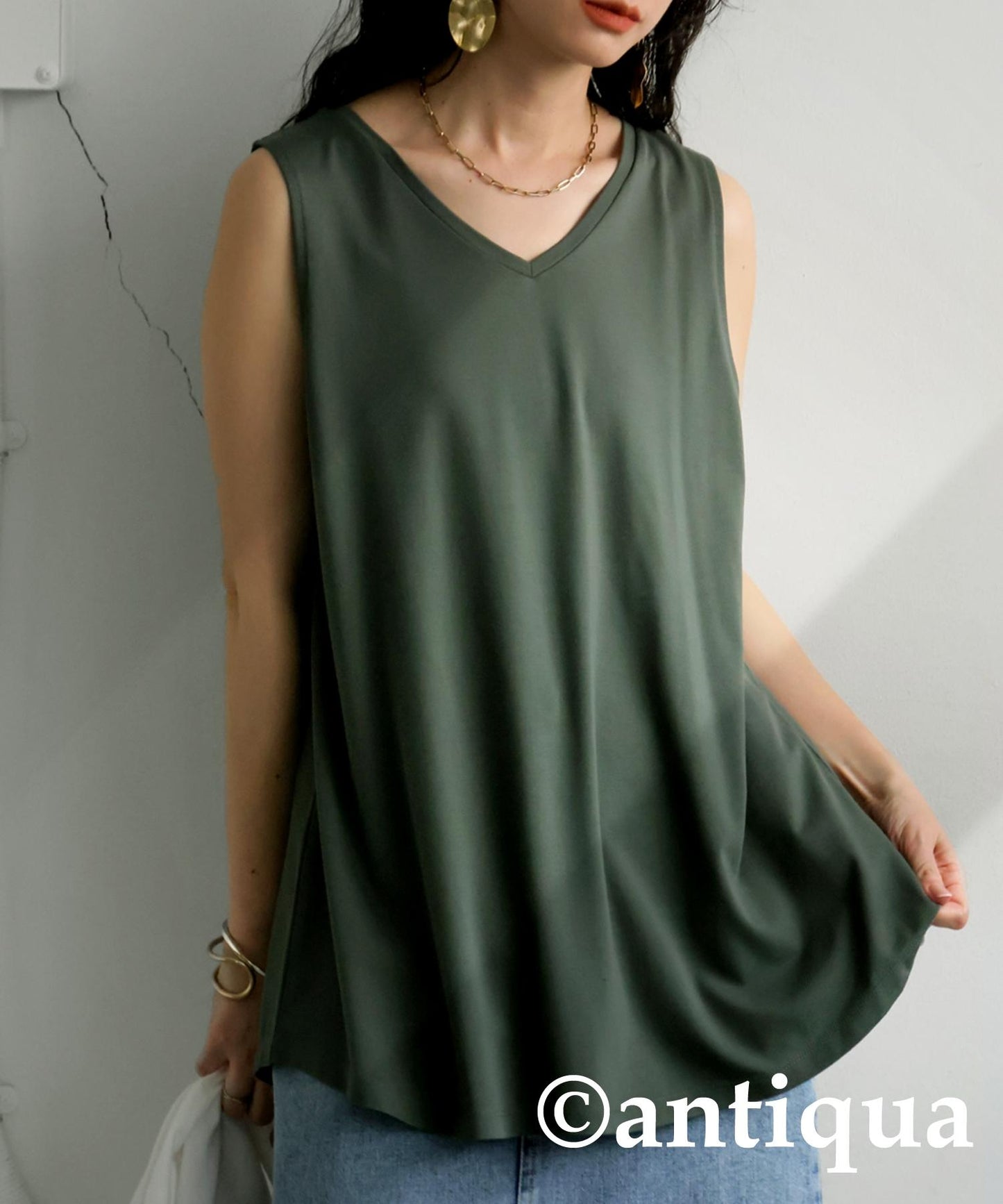 Ladies Cool Touch Flare Tank Tops (V-Neck/Crew Neck)