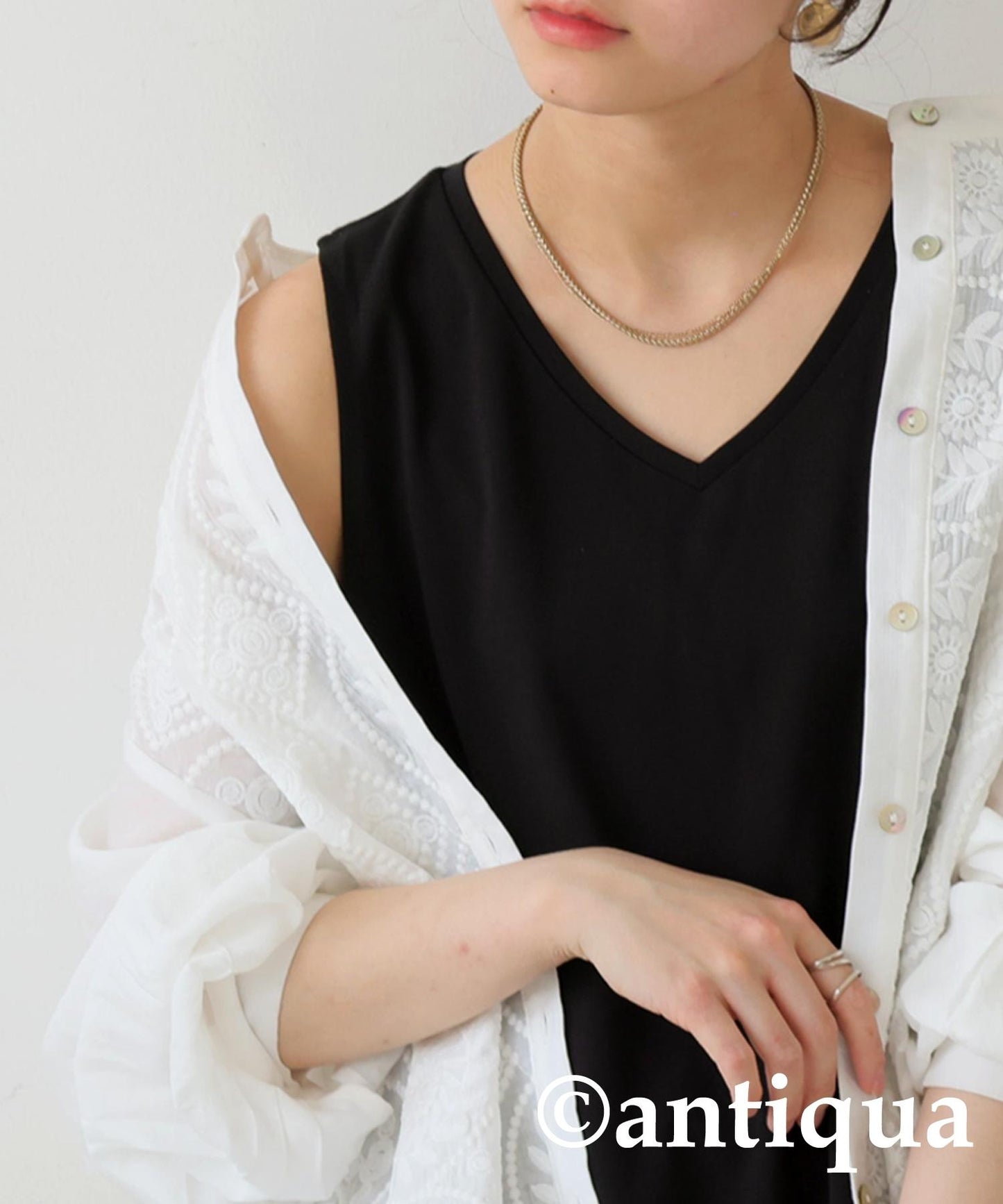 Ladies Cool Touch Flare Tank Tops (V-Neck/Crew Neck)