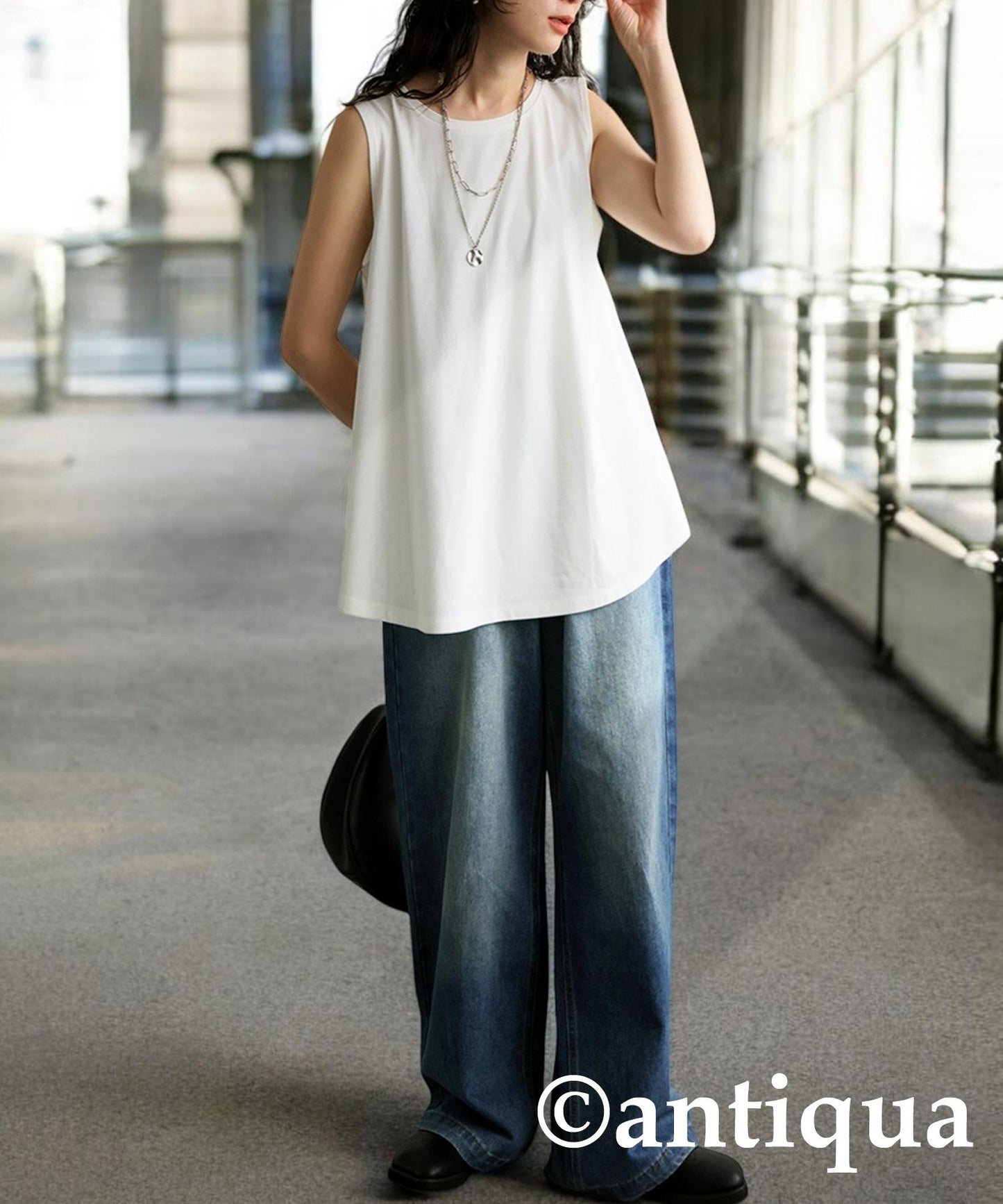 Ladies Cool Touch Flare Tank Tops (V-Neck/Crew Neck)