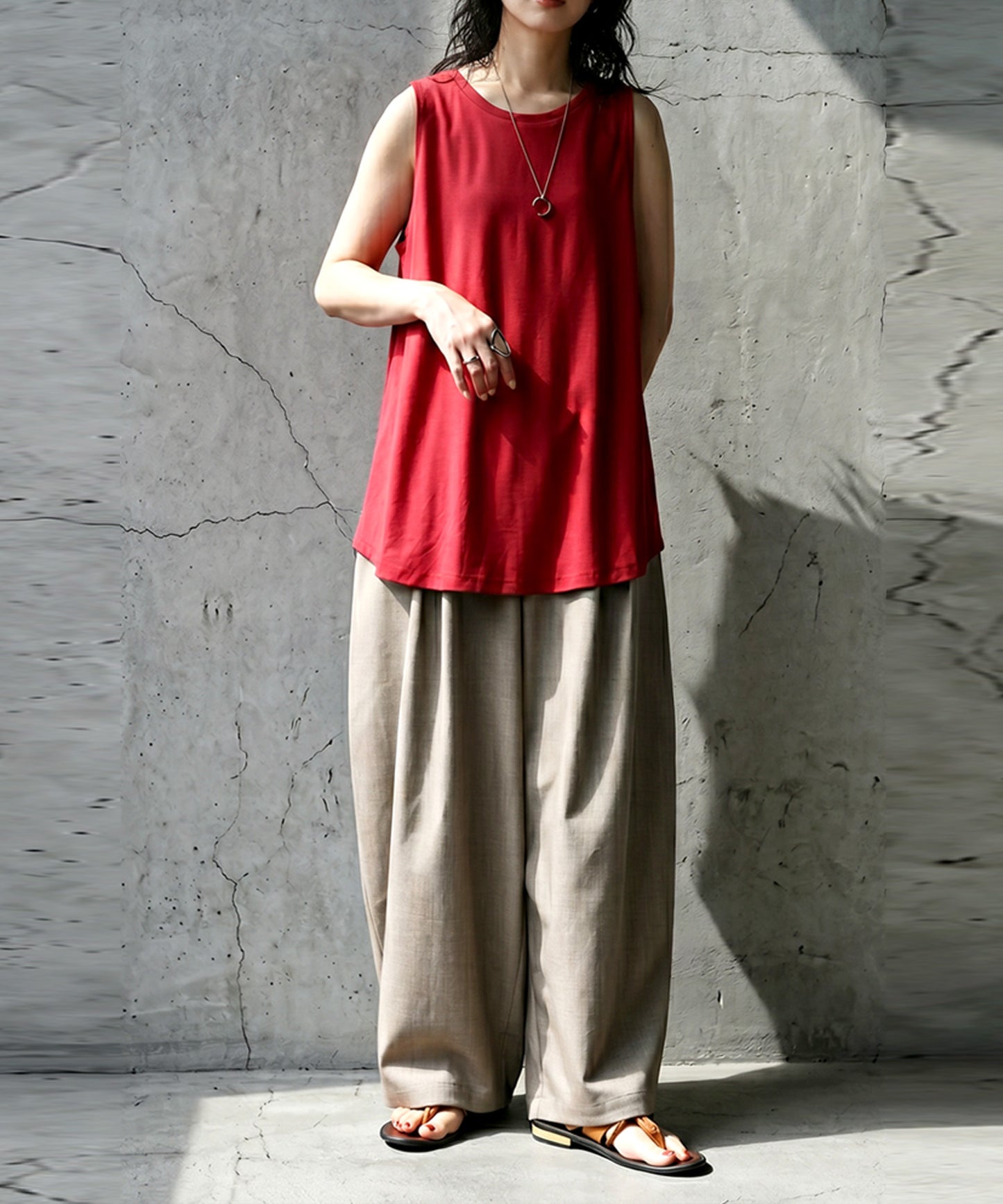 Ladies Cool Touch Flare Tank Tops (V-Neck/Crew Neck)