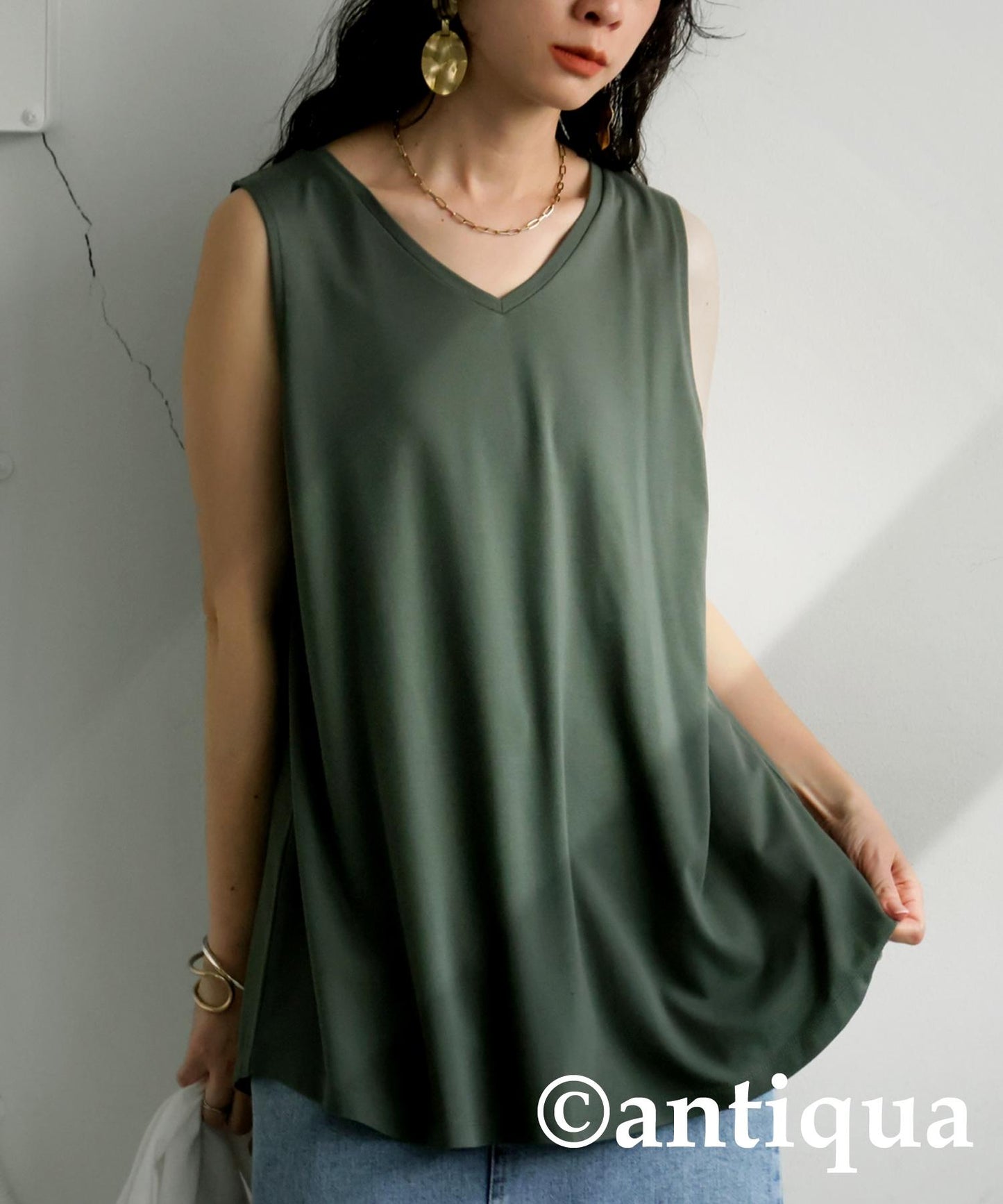 Ladies Cool Touch Flare Tank Tops (V-Neck/Crew Neck)