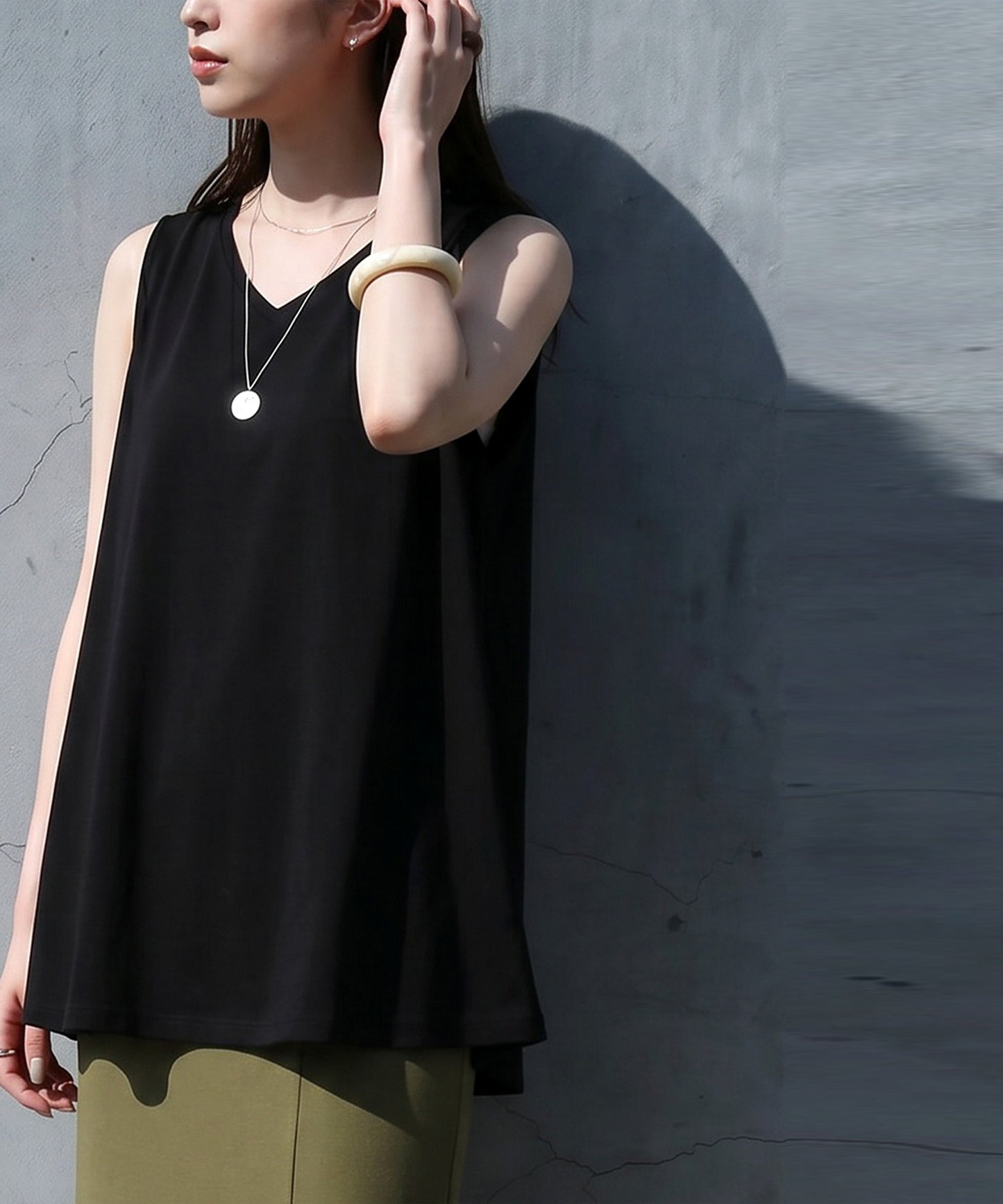 Ladies Cool Touch Flare Tank Tops (V-Neck/Crew Neck)