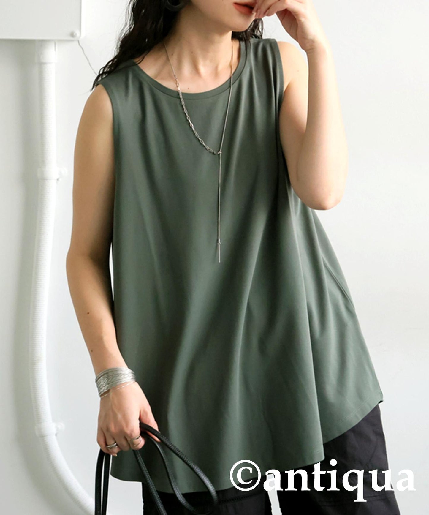 Ladies Cool Touch Flare Tank Tops (V-Neck/Crew Neck)