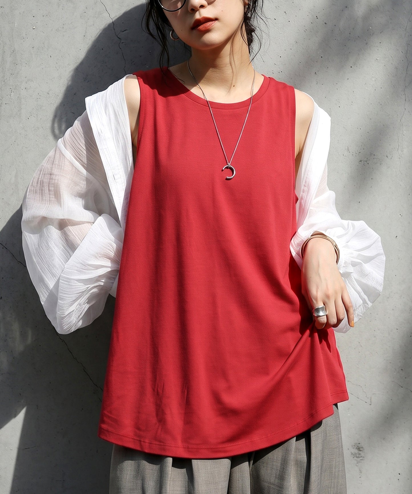 Ladies Cool Touch Flare Tank Tops (V-Neck/Crew Neck)