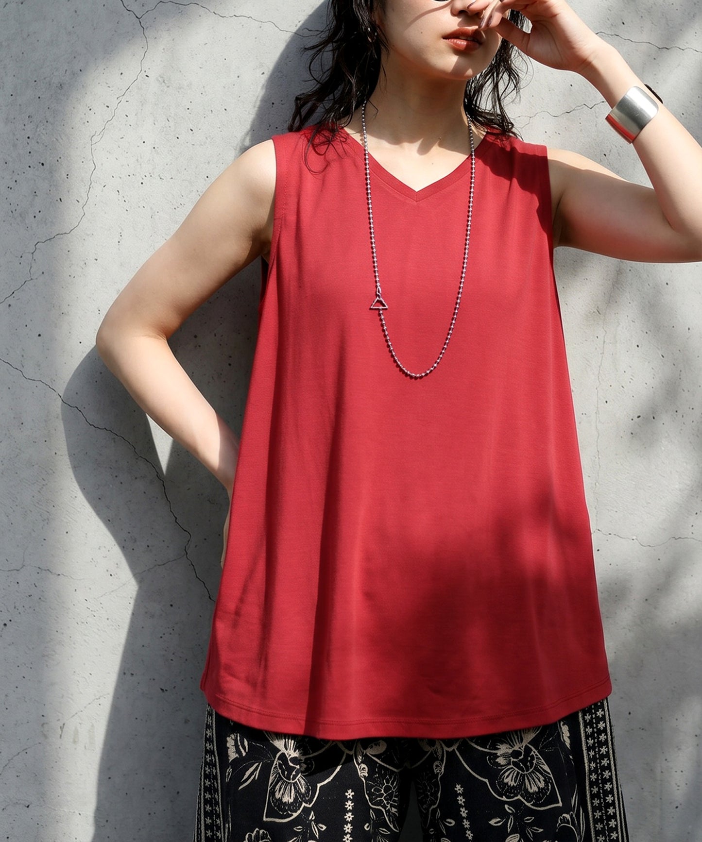 Ladies Cool Touch Flare Tank Tops (V-Neck/Crew Neck)