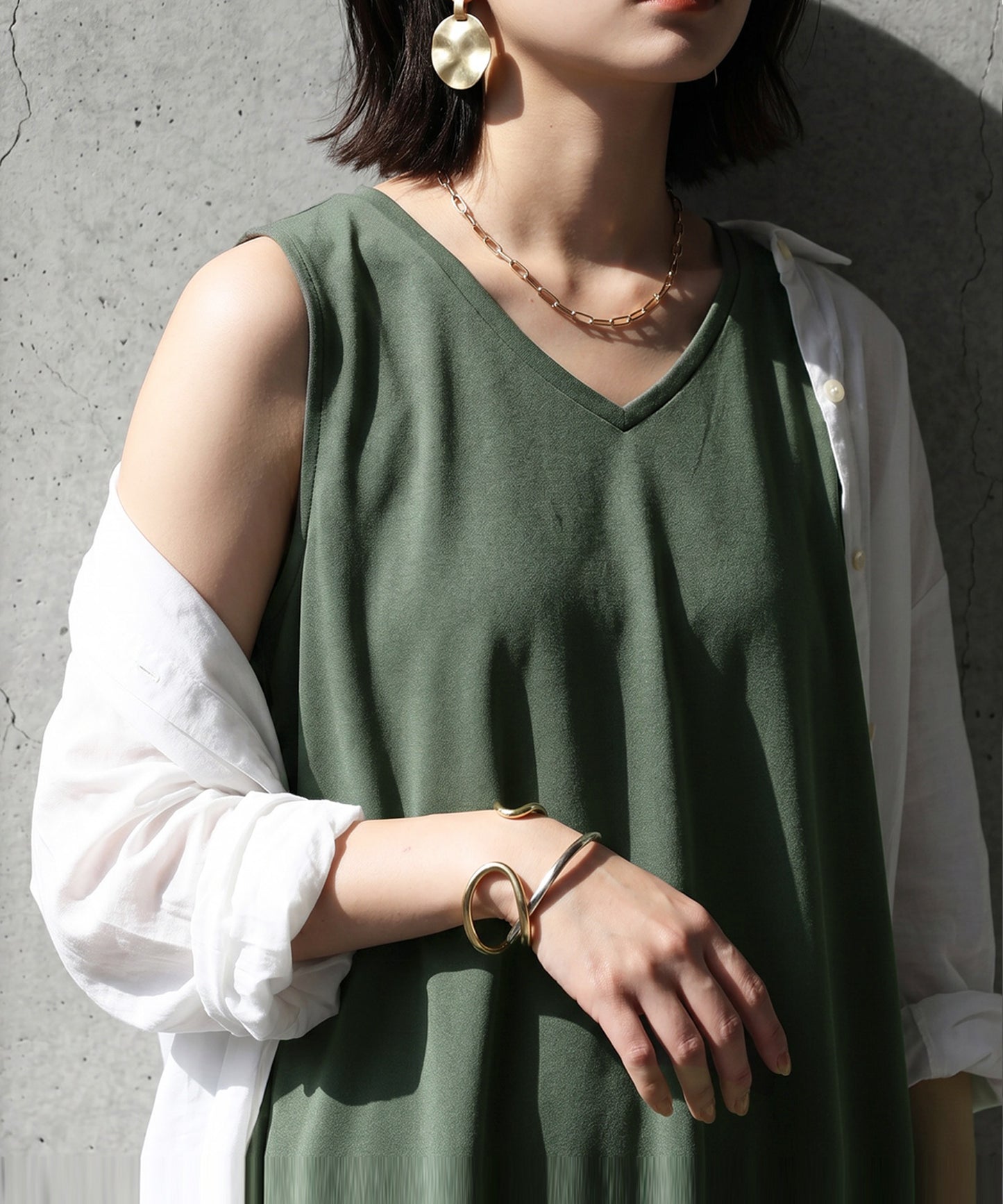 Ladies Cool Touch Flare Tank Tops (V-Neck/Crew Neck)