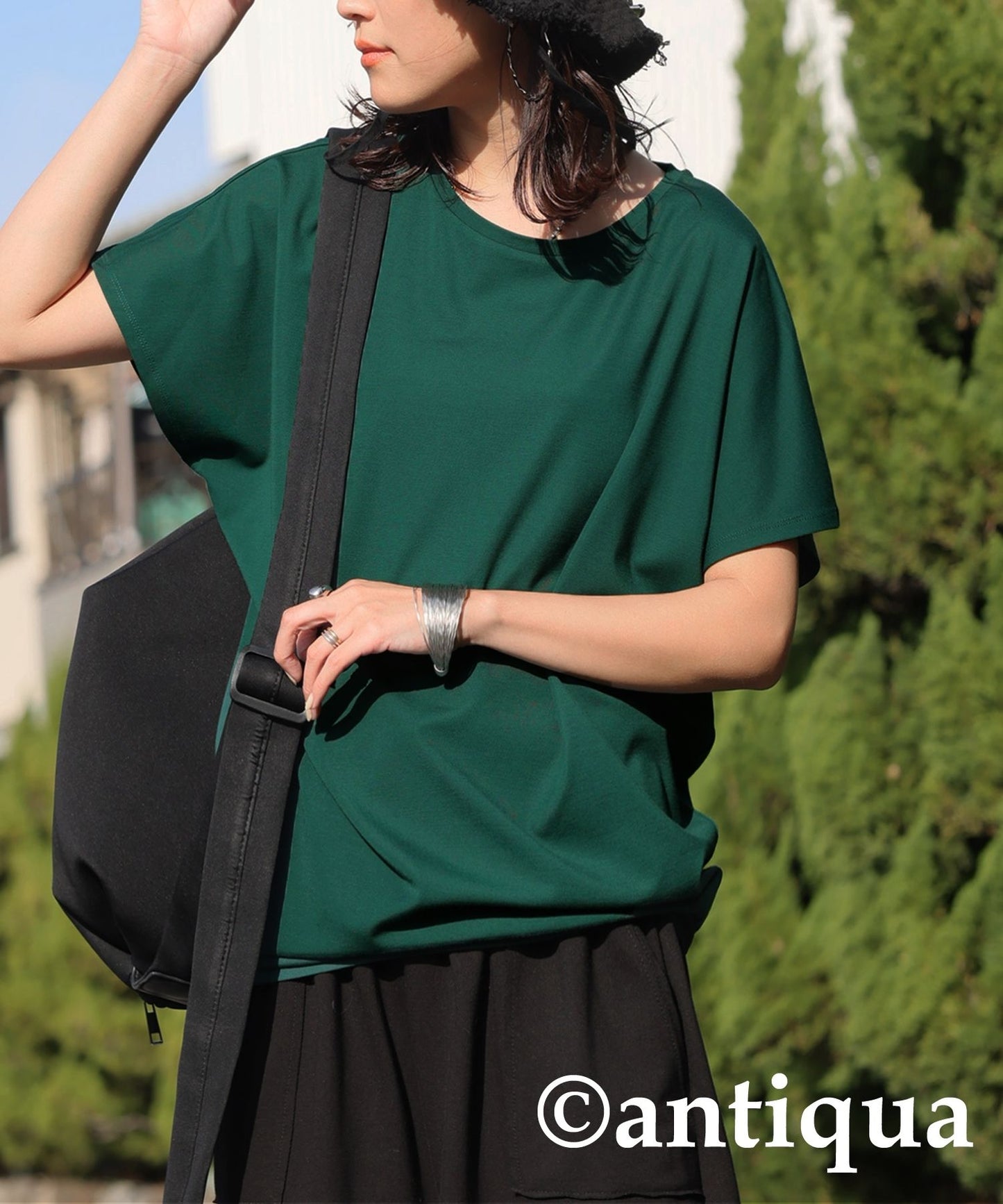 Ladies Cool Touch French Sleeve Tops