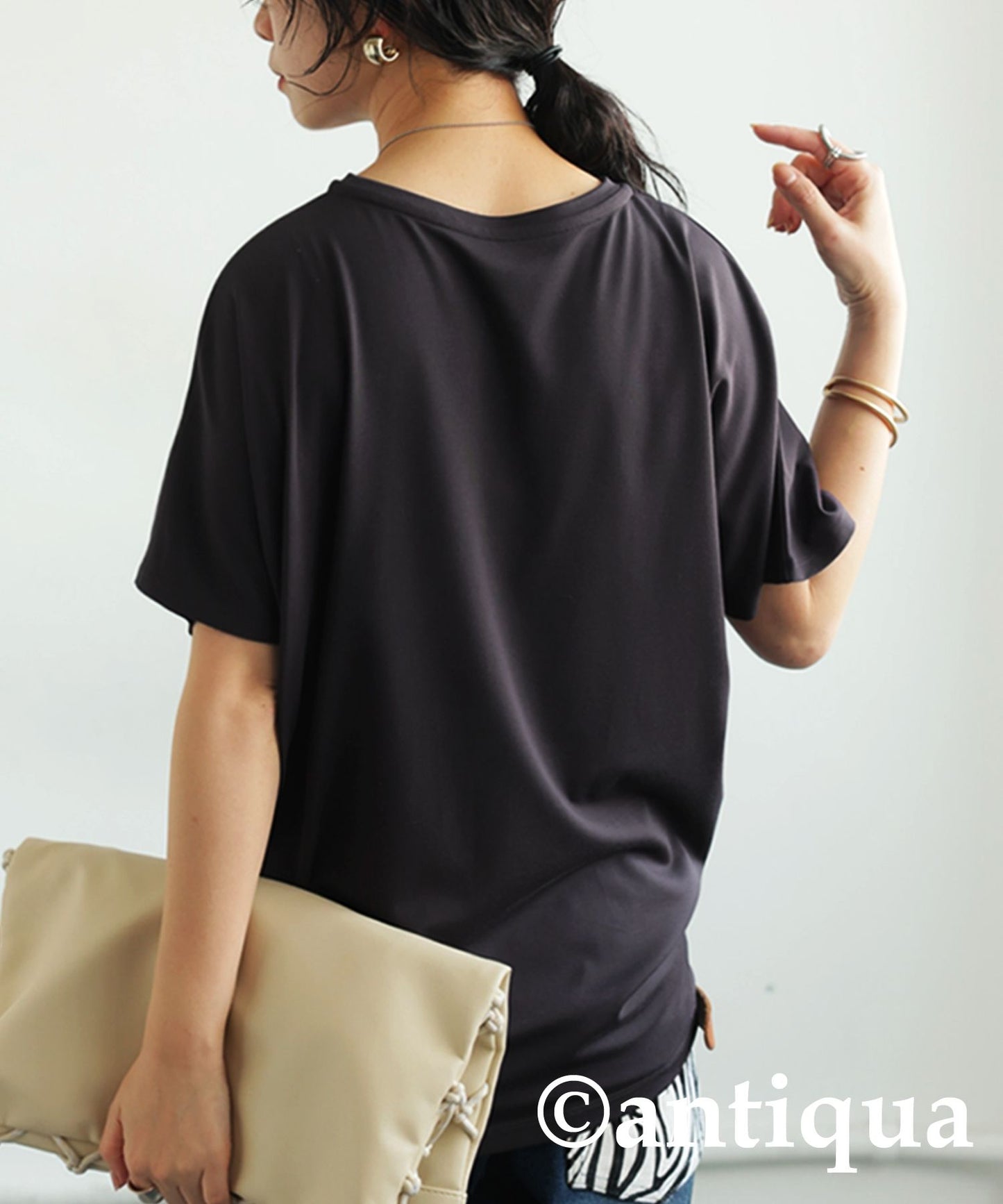 Ladies Cool Touch French Sleeve Tops