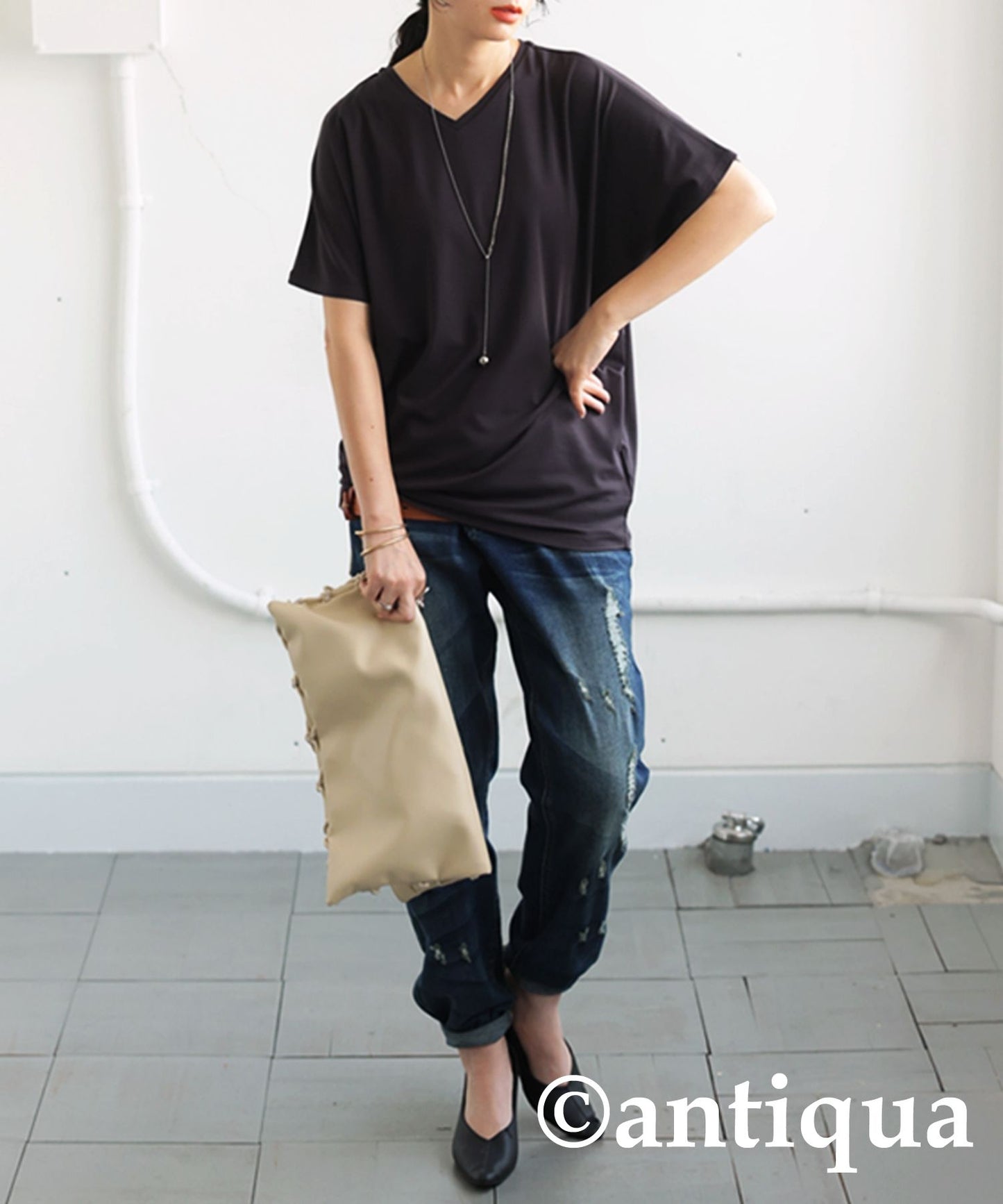 Ladies Cool Touch French Sleeve Tops