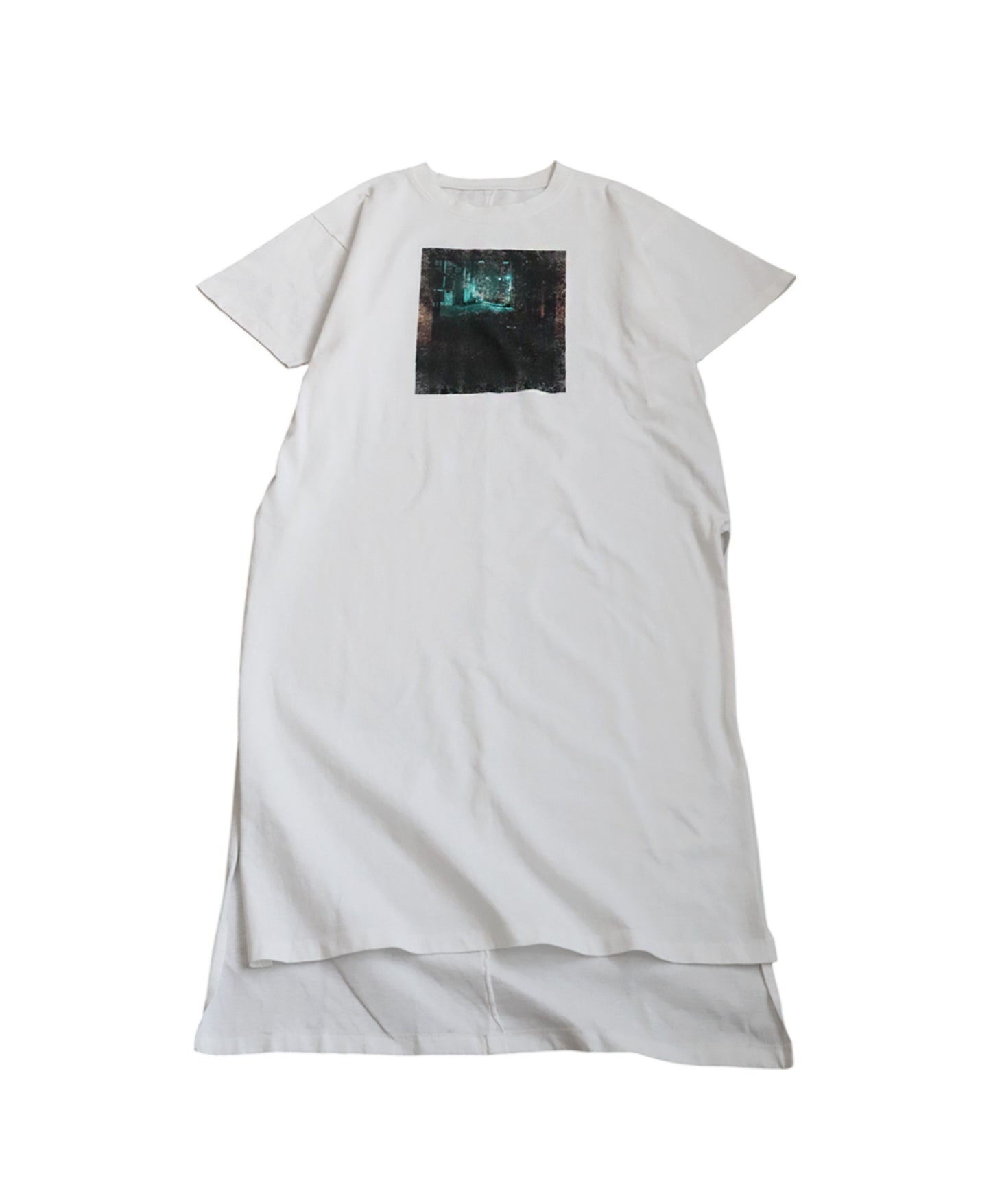 Ladies Photo Design Slit Dress