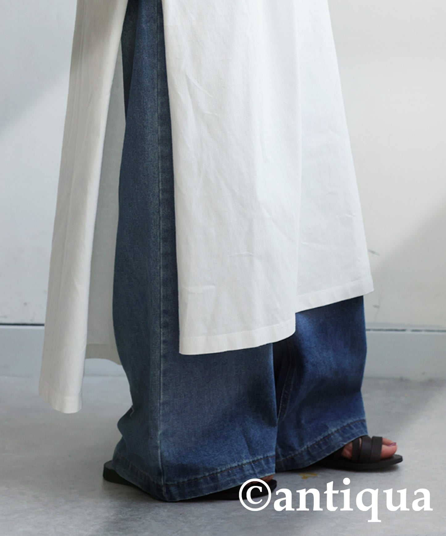 Ladies Photo Design Slit Dress