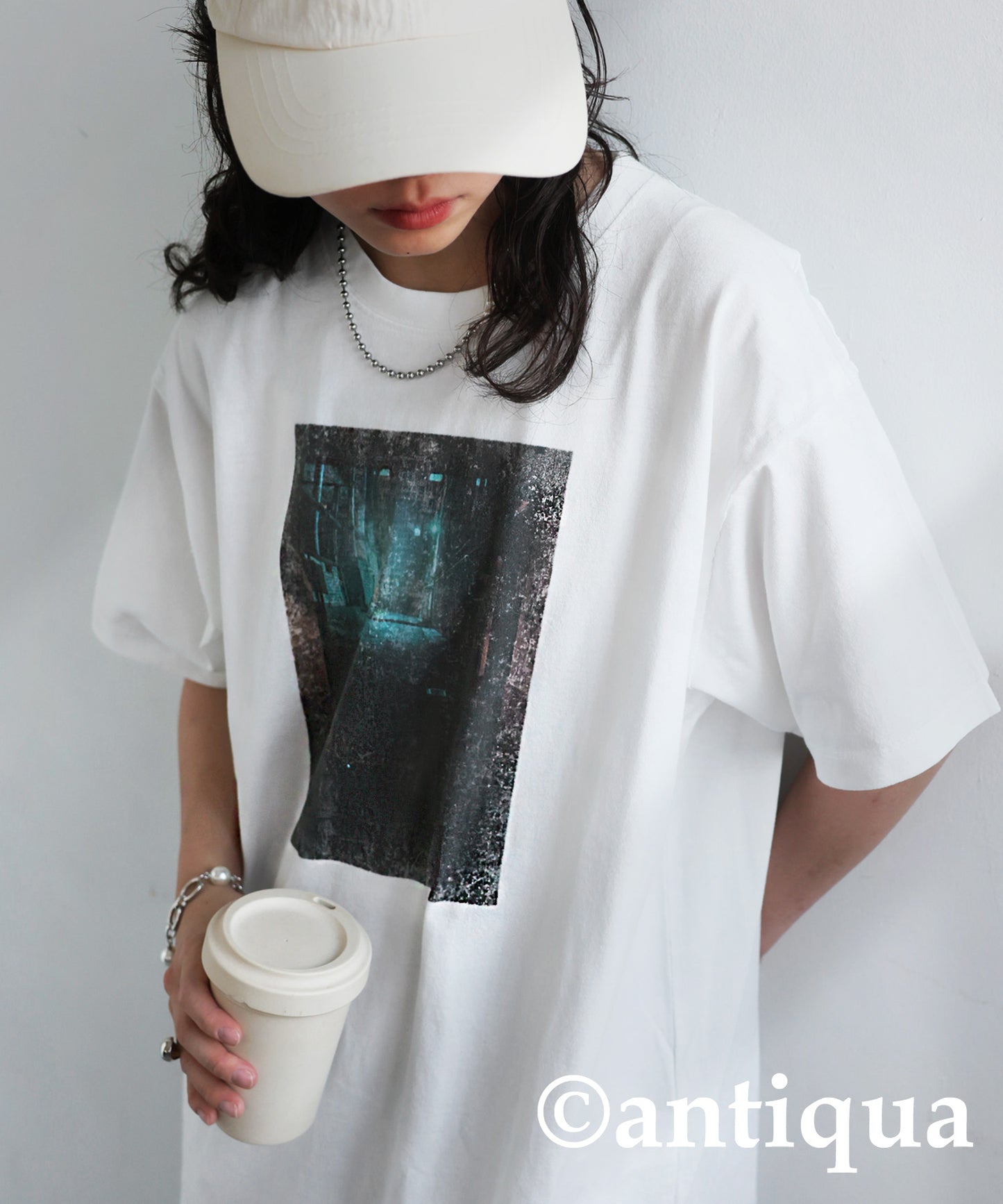 Ladies Photo Design Slit Dress