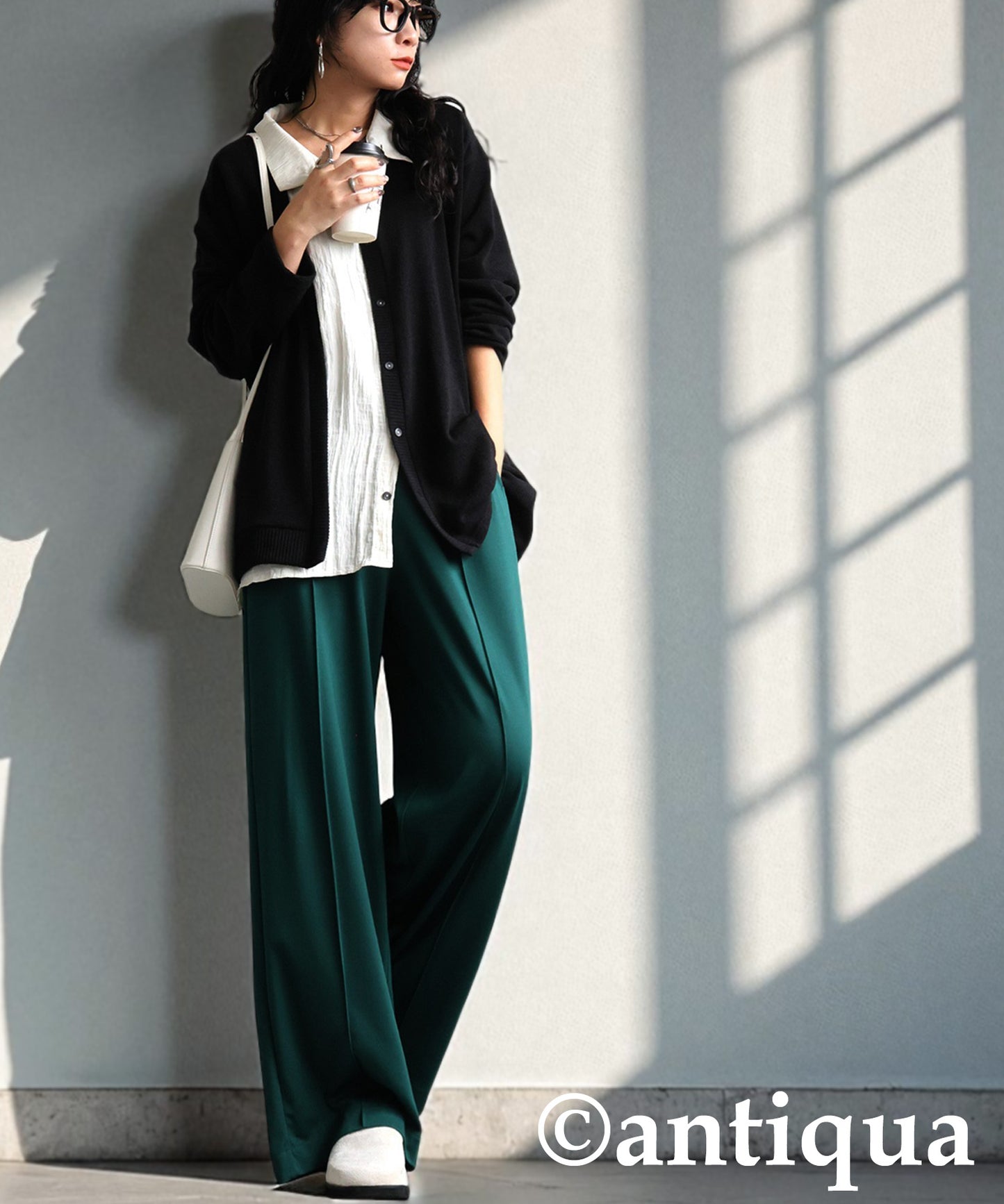 Pintuck Wide Pants Ladies