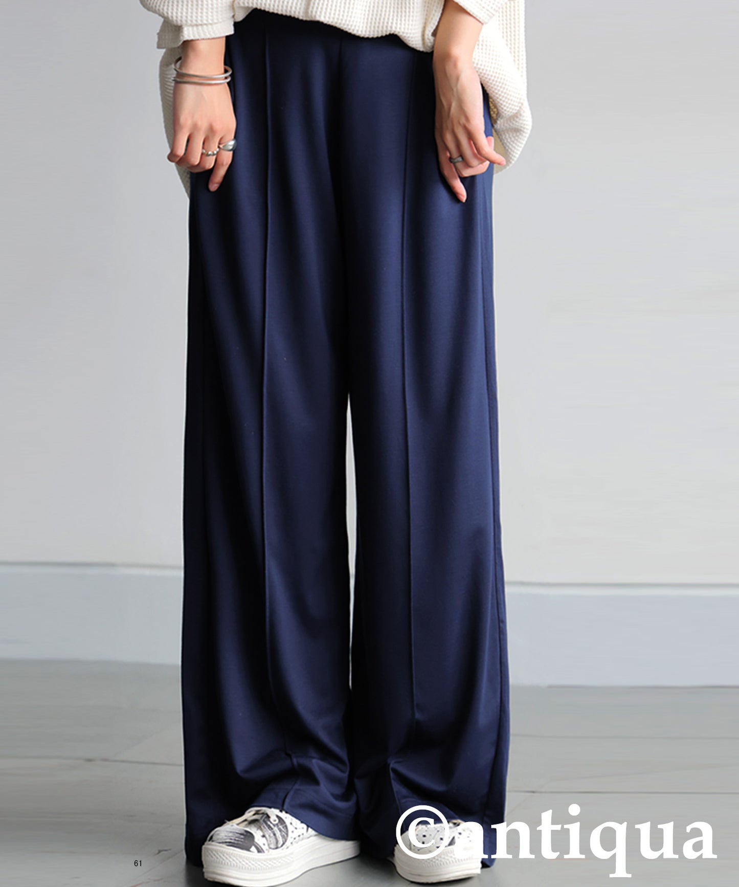 Pintuck Wide Pants Ladies