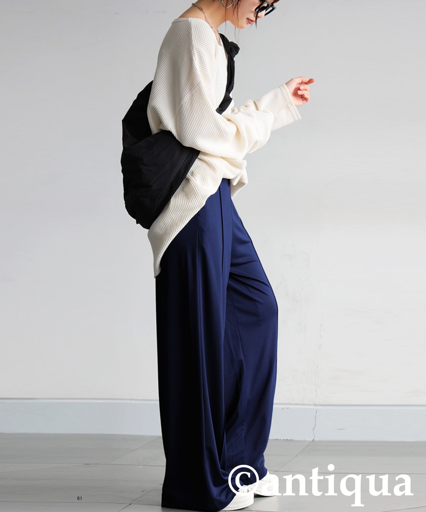 Pintuck Wide Pants Ladies