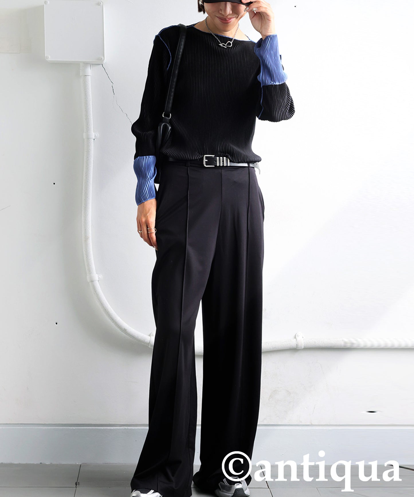 Pintuck Wide Pants Ladies