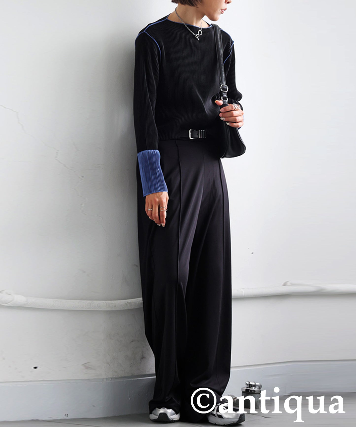 Pintuck Wide Pants Ladies