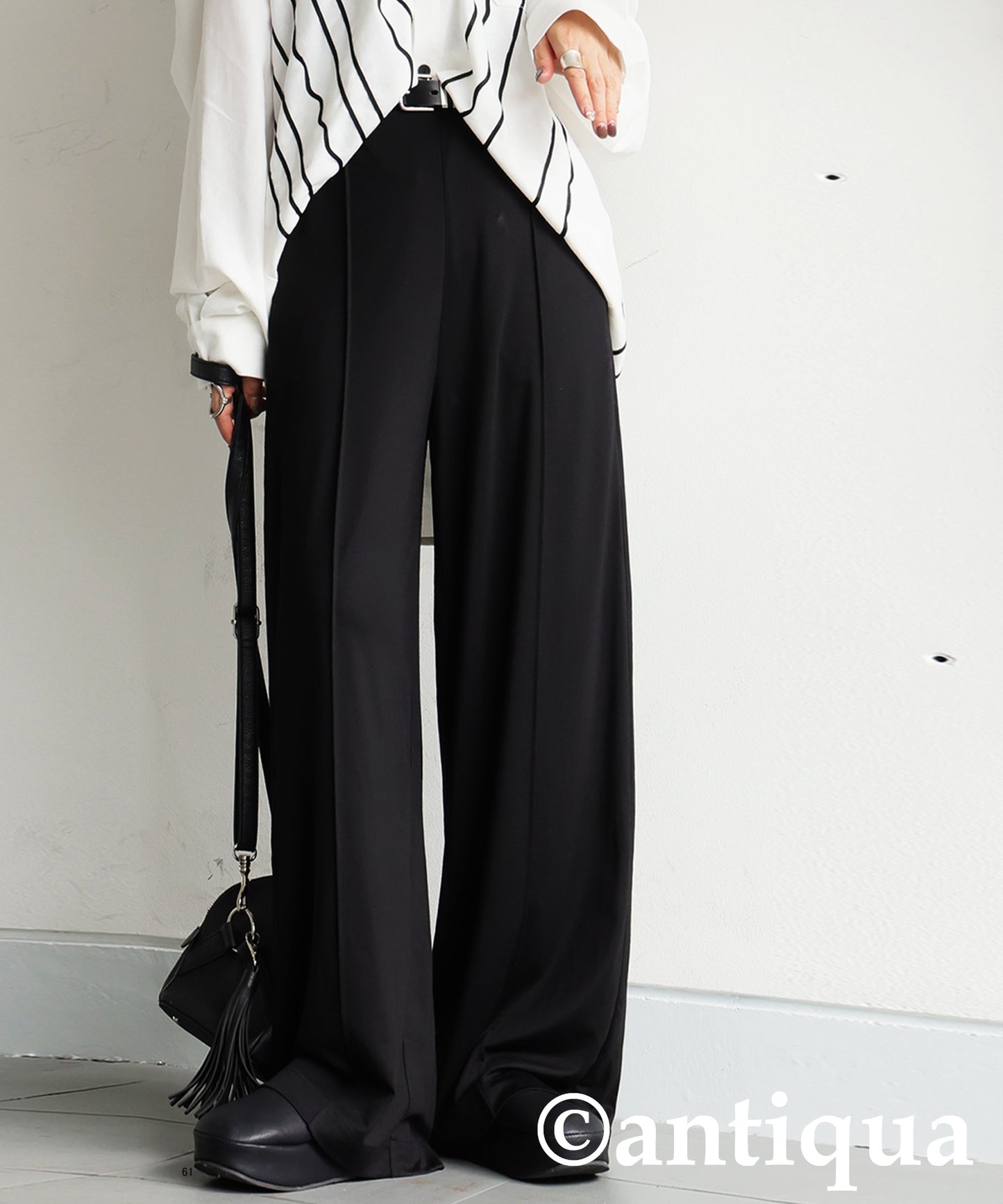 Pintuck Wide Pants Ladies