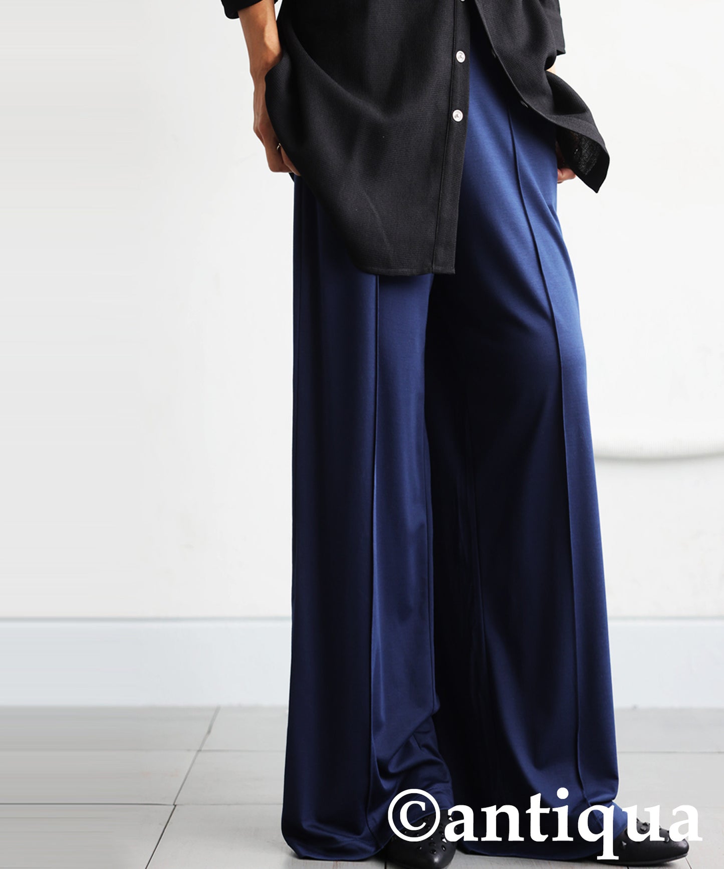 Pintuck Wide Pants Ladies