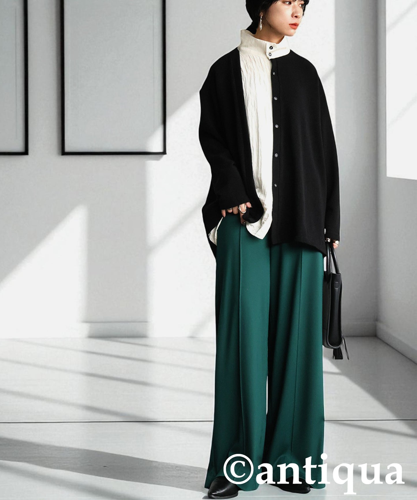 Pintuck Wide Pants Ladies